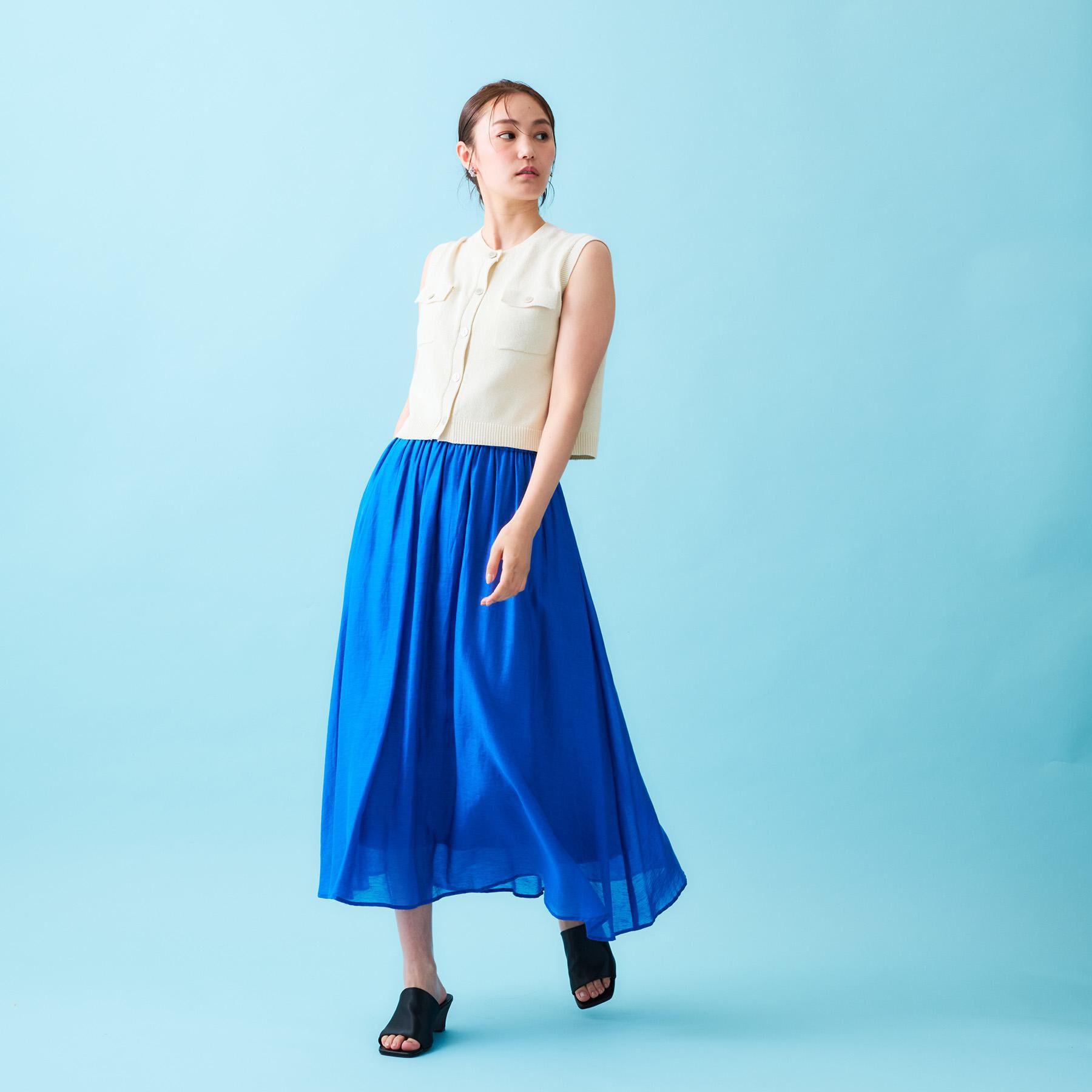 OPAQUE.CLIP「ダブルポケットニット【洗濯機洗い可】」|ニット・セーター|