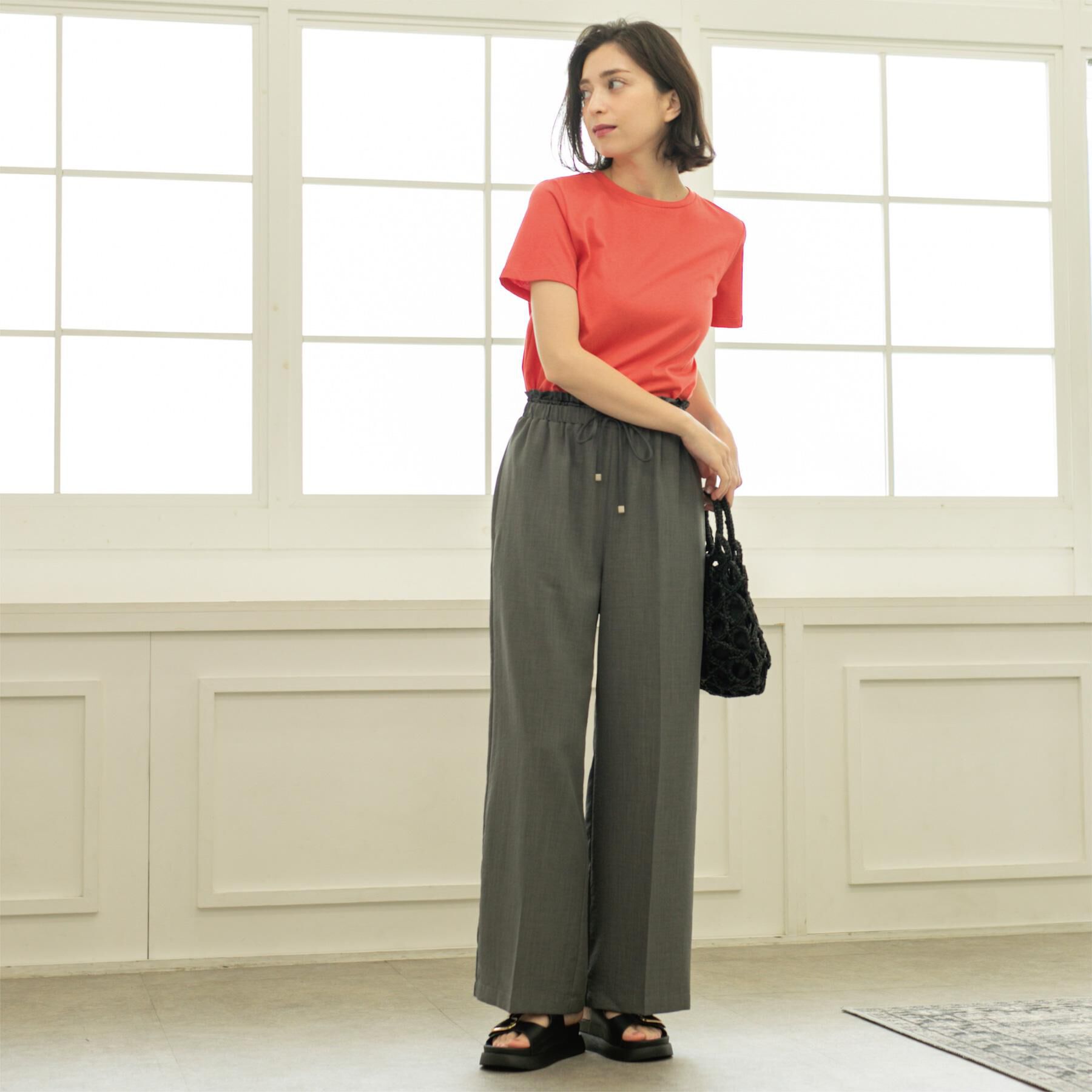 OPAQUE.CLIP「《5色展開》ベーシックTシャツ【洗濯機洗い可/UV/接触冷感】」|Tシャツ・カットソー|