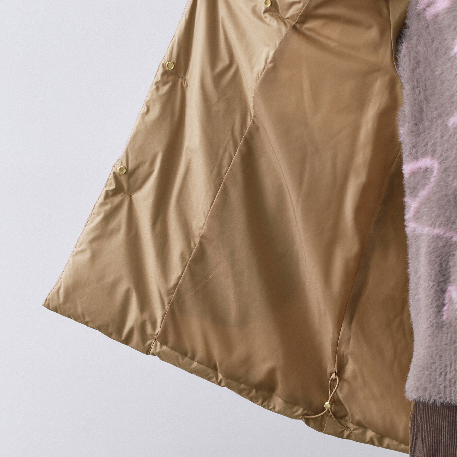 OPAQUE.CLIP「撥水フードミドルダウンコート【防風/抗菌防臭/洗濯機OK】《S～LL》」|ダウン|