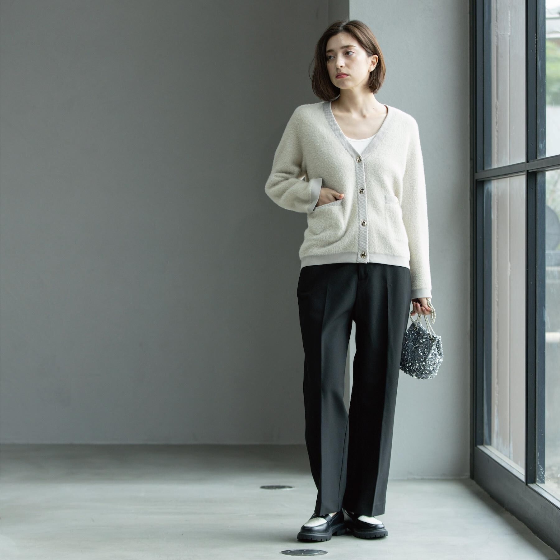 OPAQUE.CLIP「ウォームタッチ ワイドパンツ【洗濯機洗OK/ストレッチ】≪SS～LL≫」|その他|