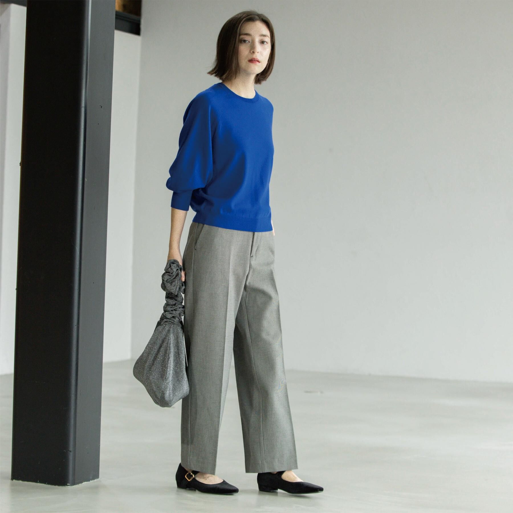 OPAQUE.CLIP「ウォームタッチ ワイドパンツ【洗濯機洗OK/ストレッチ】≪SS～LL≫」|その他|