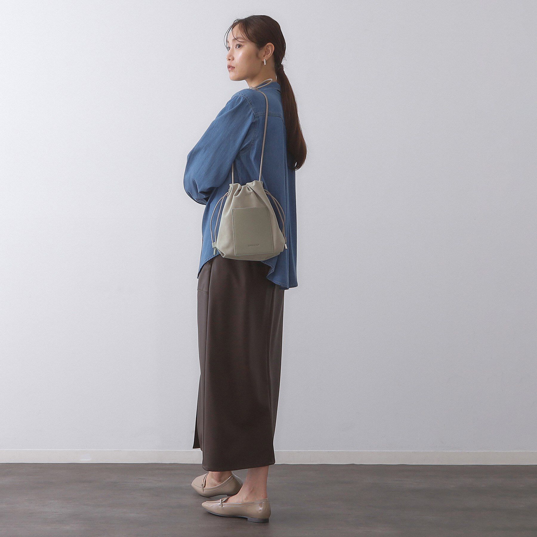 OPAQUE.CLIP「【長さ調整可能】サイドドロストミニショルダーバッグ」|ショルダー・メッセンジャー|