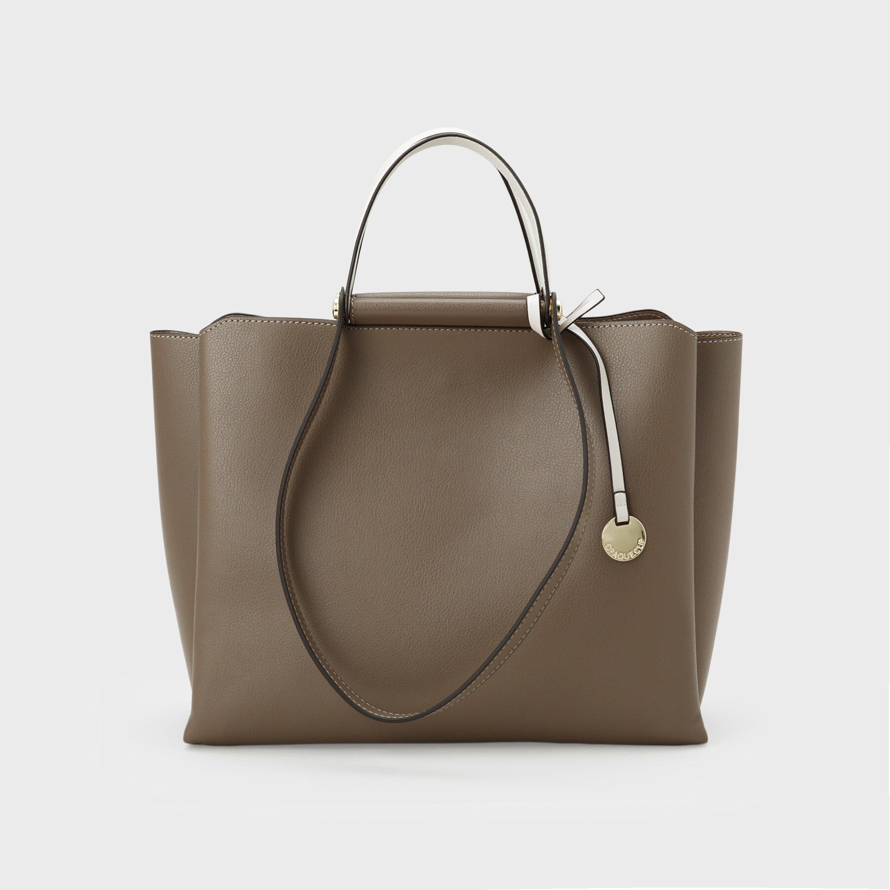 OPAQUE.CLIP「【軽量／2WAY／A4サイズ対応】3層仕様大容量合皮トートバッグ」|トートバッグ|