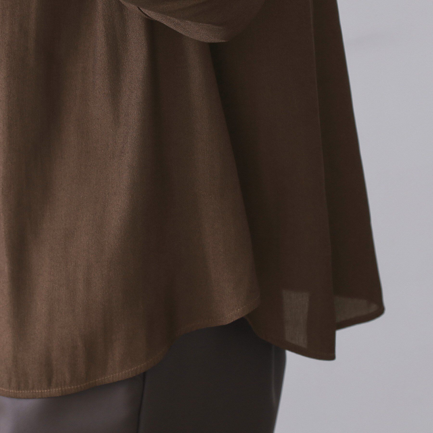 OPAQUE.CLIP「フリルカラーブラウス【洗濯機OK】」|シャツ・ブラウス|