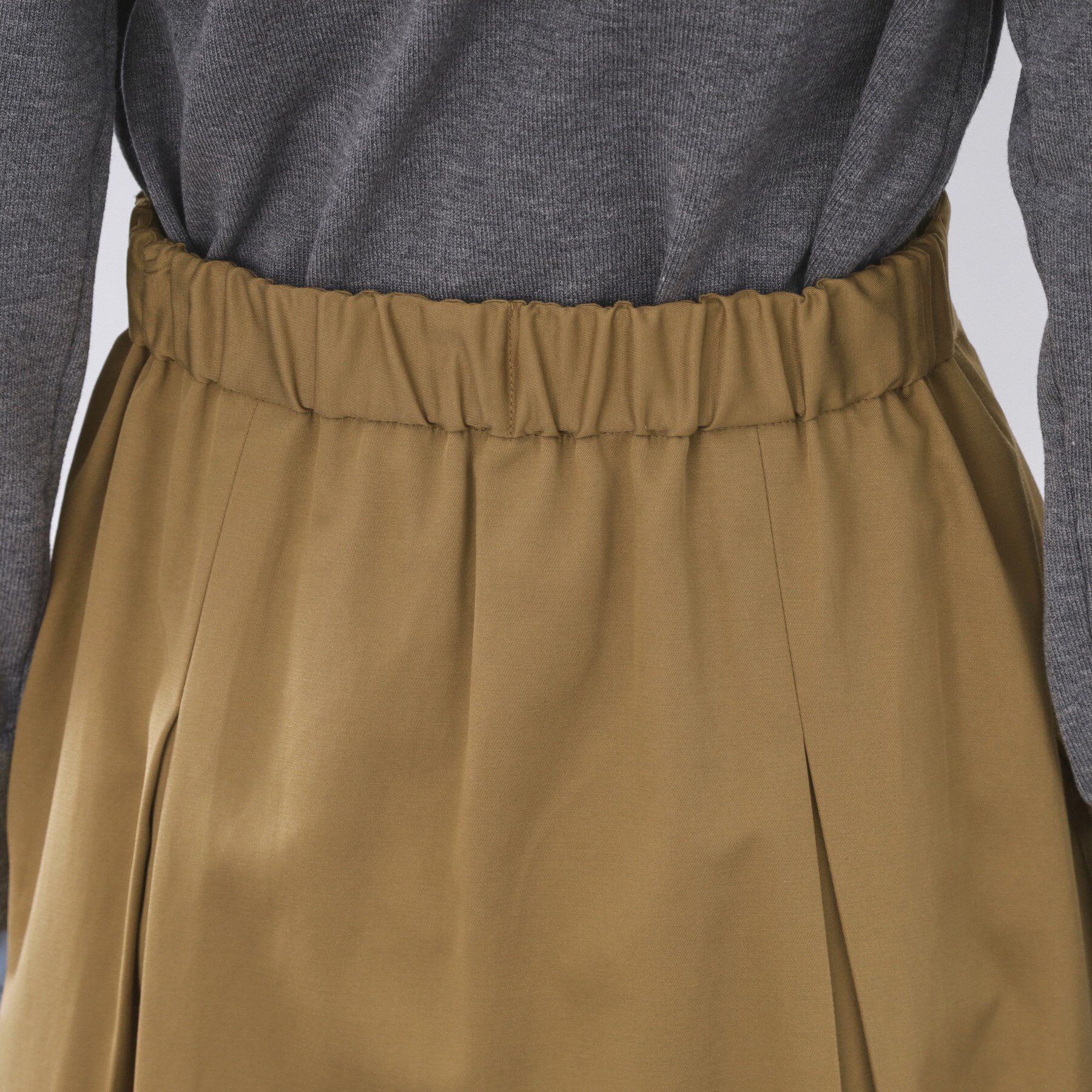 OPAQUE.CLIP「アシメプリーツスカート【洗濯機OK】」|スカート|