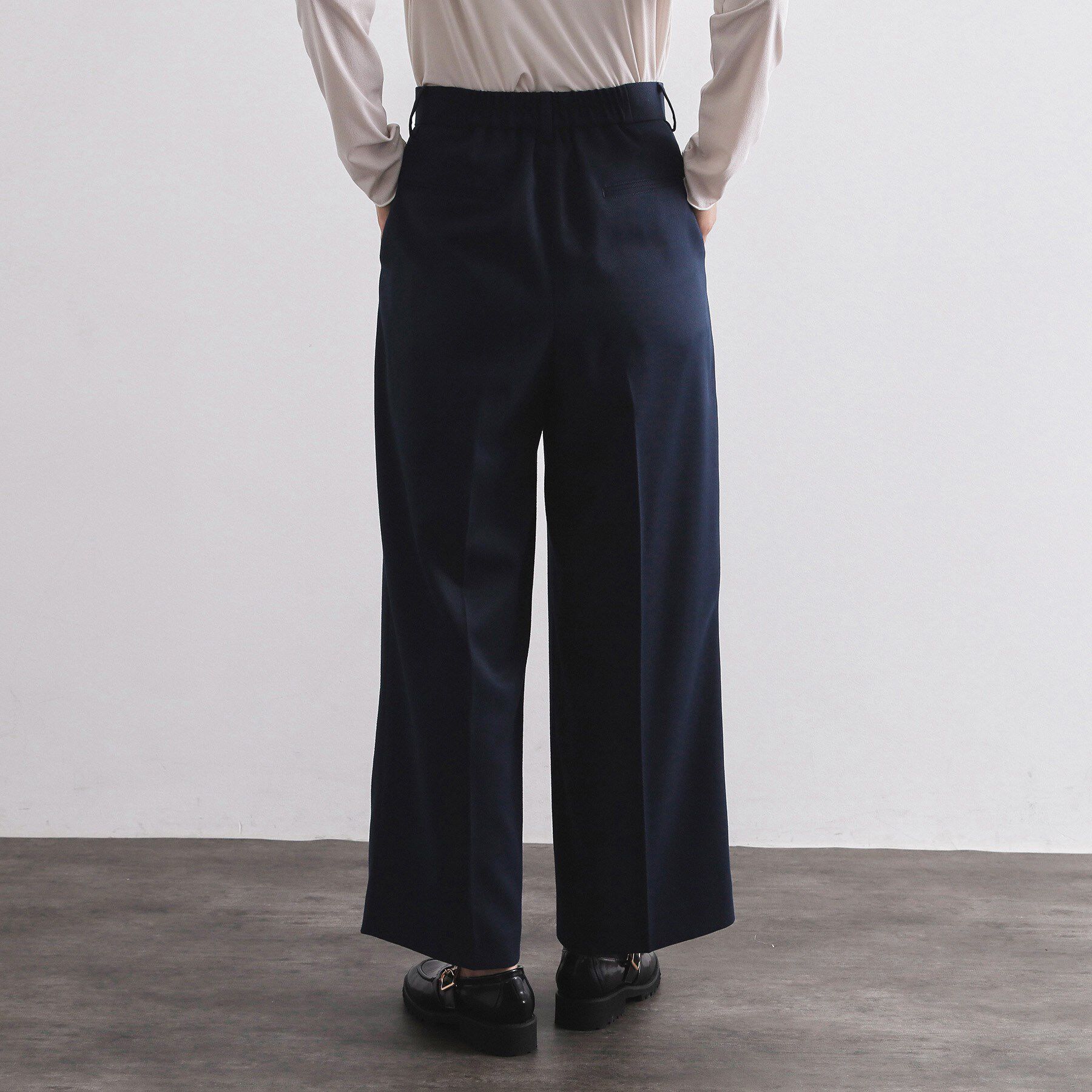 OPAQUE.CLIP「カルゼタックワイドパンツ【洗濯機OK】」|その他|