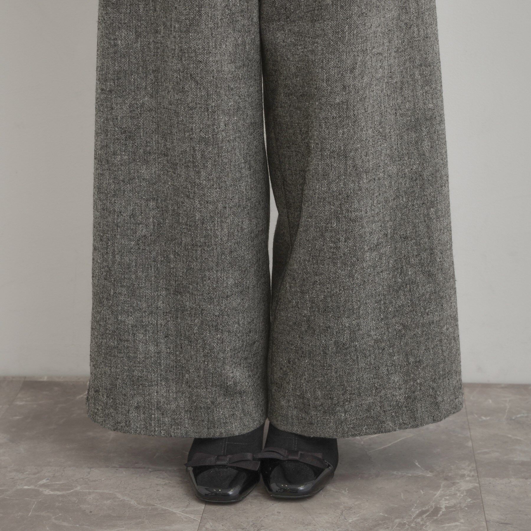 Couture broach「【上品華やか・通勤】ラメツイード ワイドパンツ」|その他|