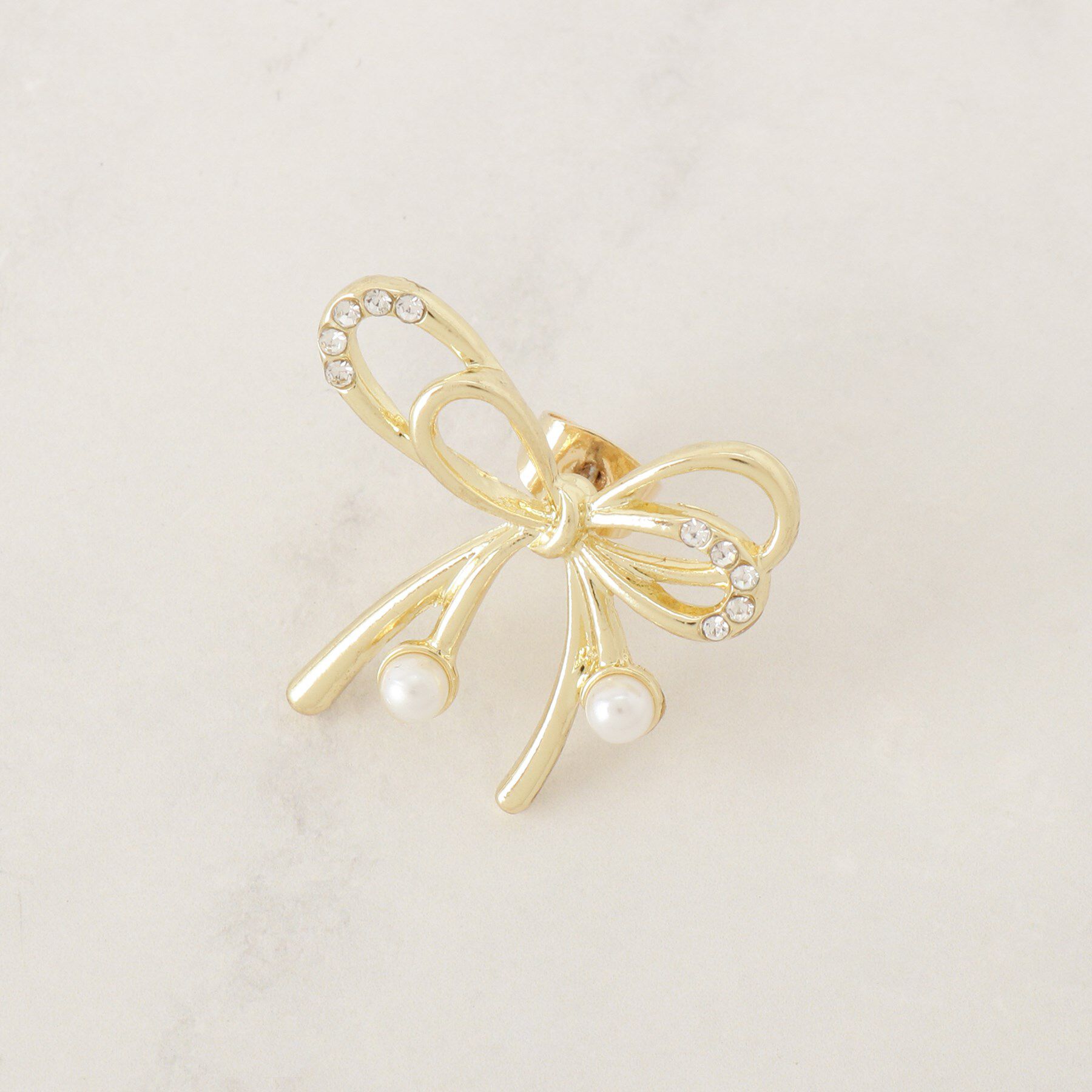 Couture broach「リボンモチーフピアス」|ピアス|