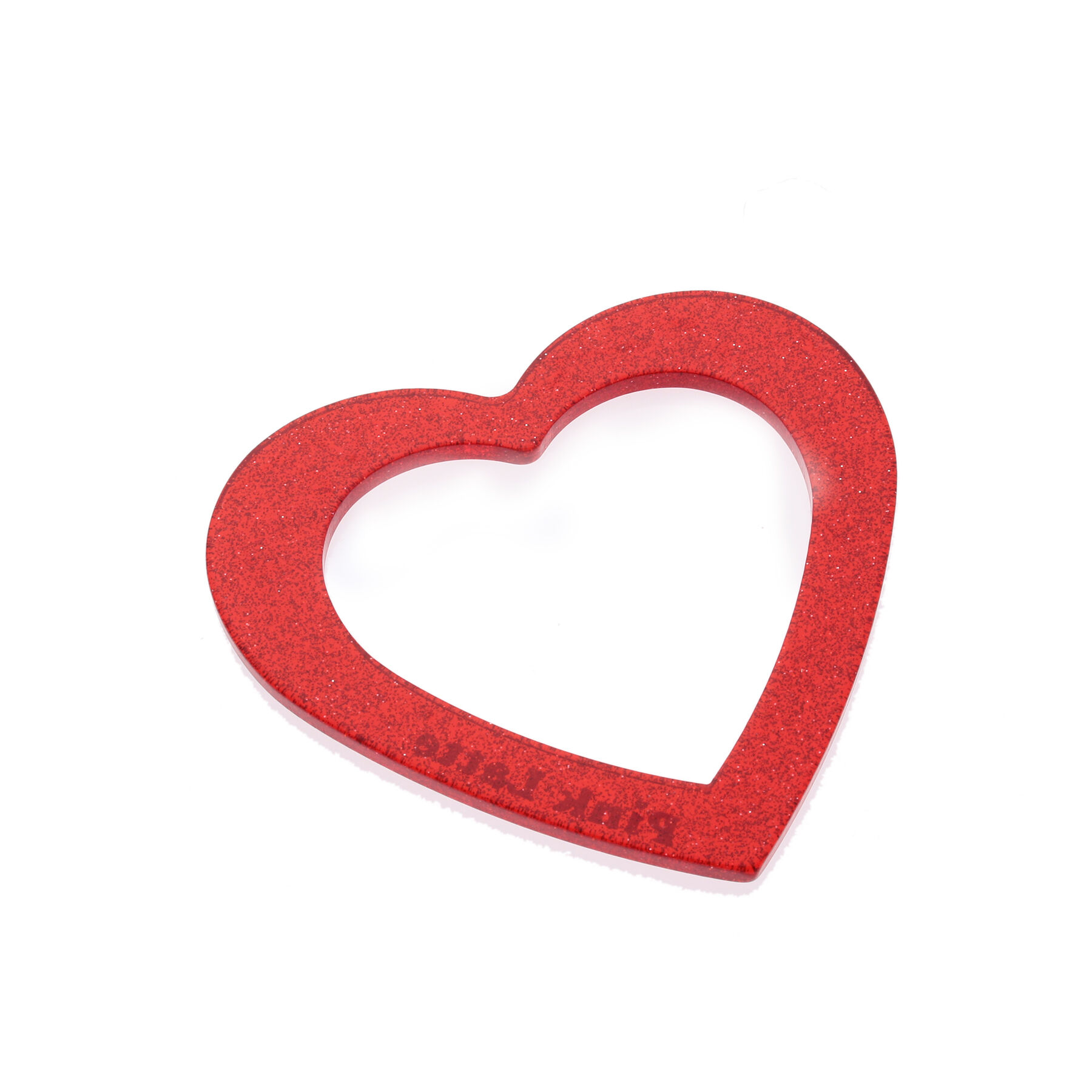 PINK-latte「ラメクリアハートバングル」|ブレスレット・バングル|