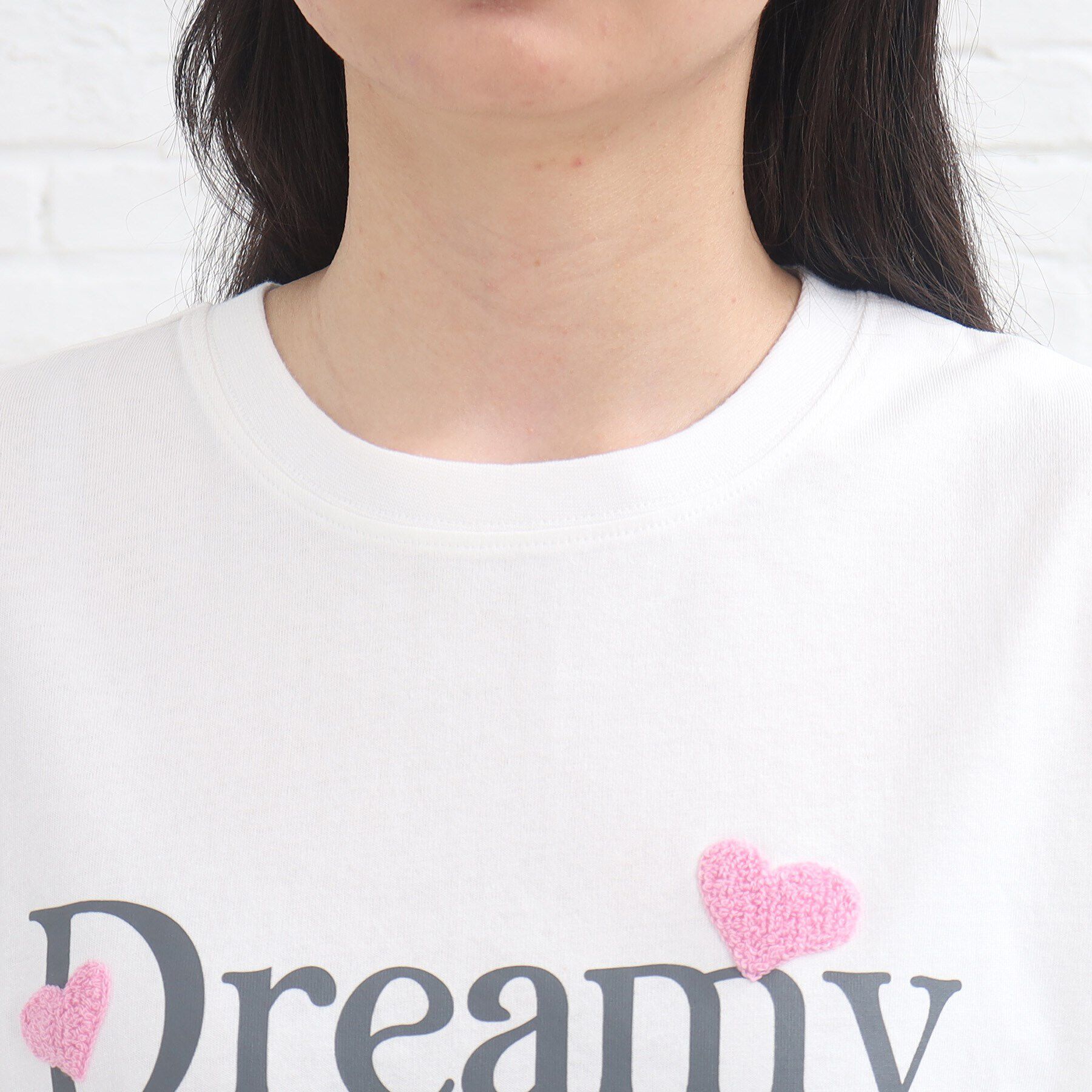 PINK-latte「【綿100%】チュニックTワンピ」|Tシャツ・カットソー|