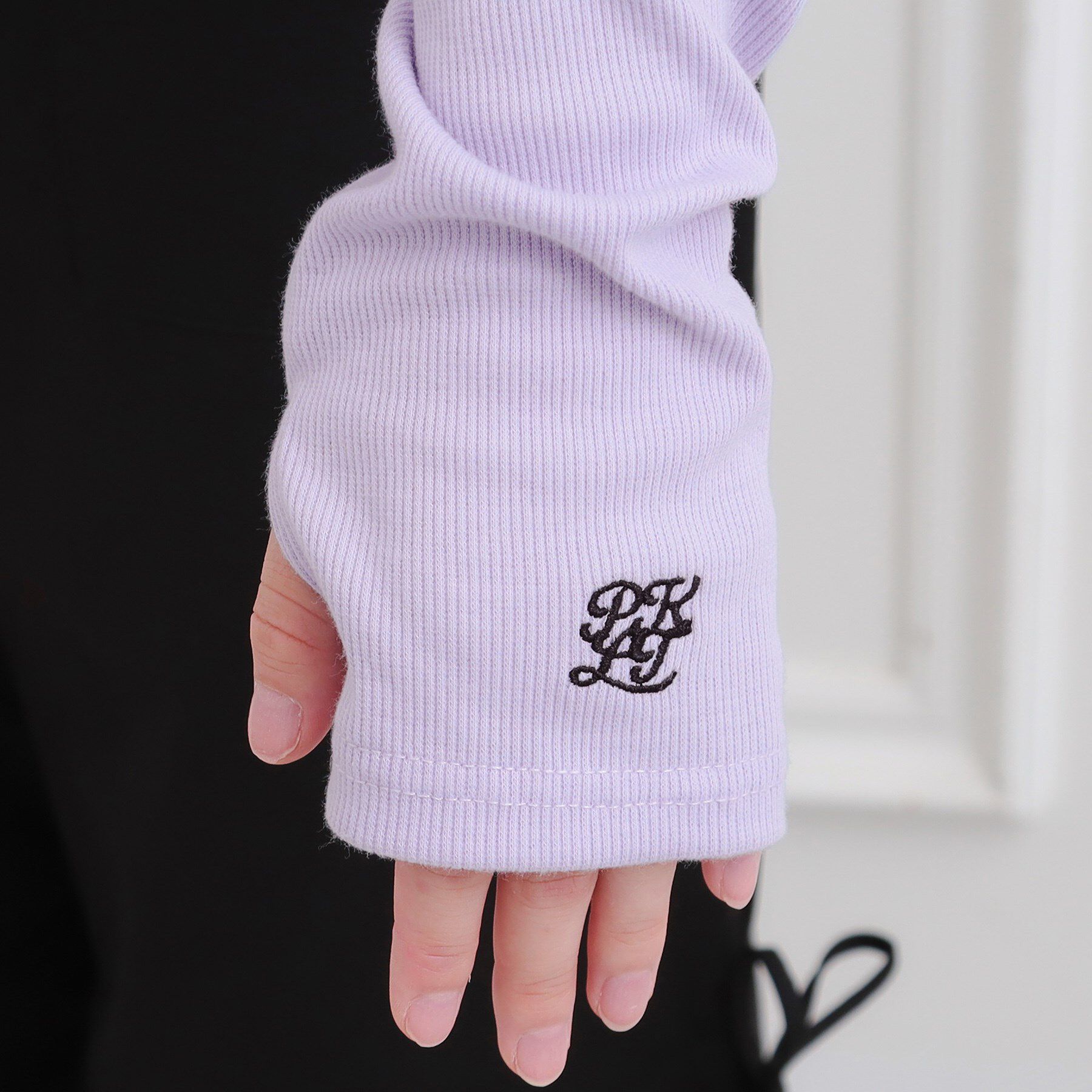 PINK-latte「レースアップテレコプルオーバー」|Tシャツ・カットソー|