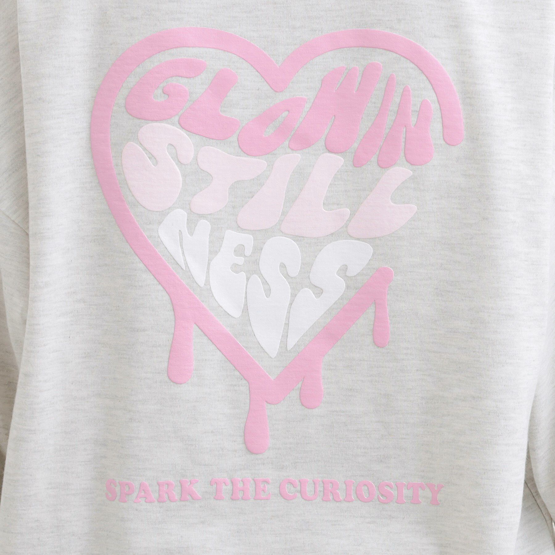 PINK-latte「メルトハートビッグチュニックロンT」|Tシャツ・カットソー|
