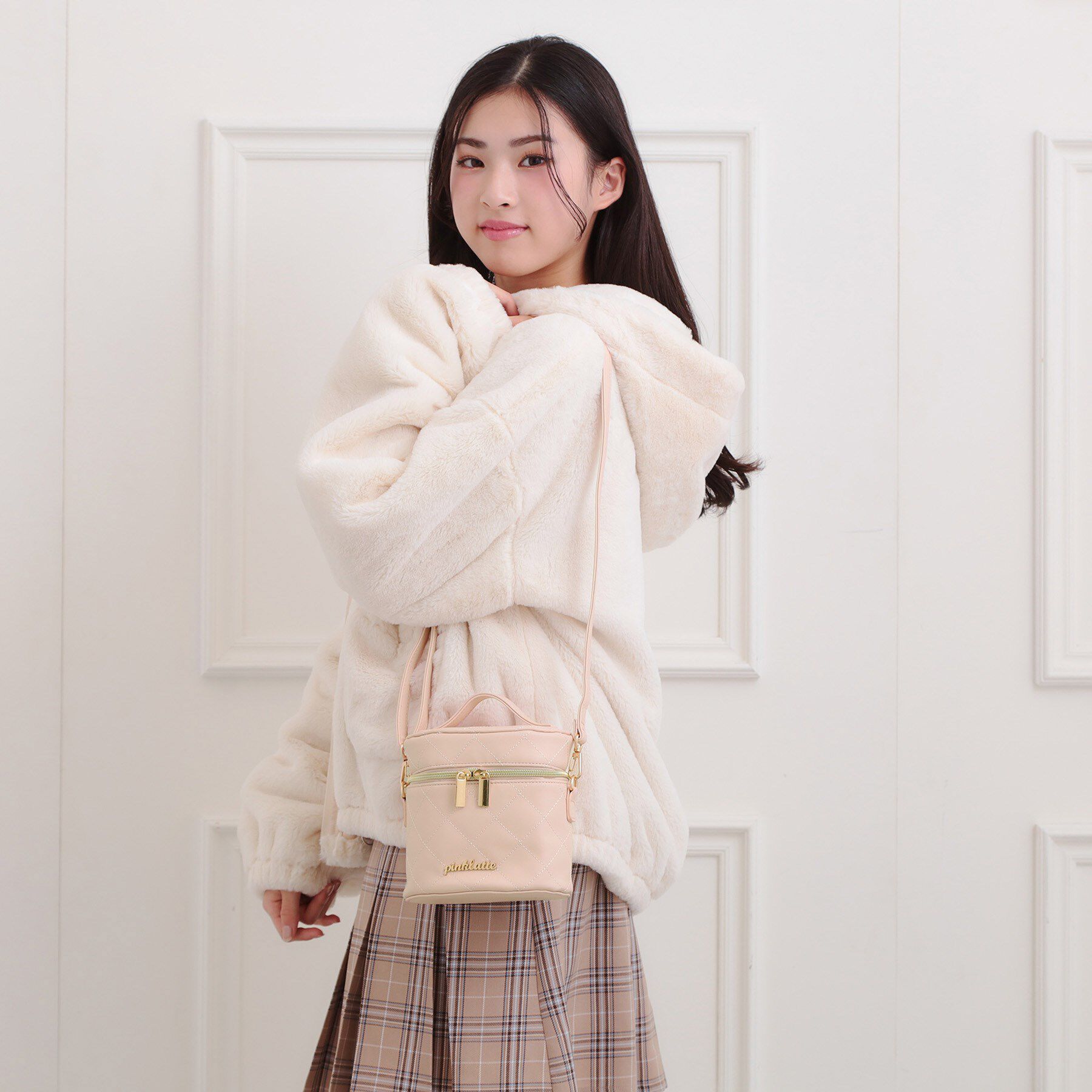 PINK-latte「【2WAY】キルトバニティショルダー」|ショルダー・メッセンジャー|