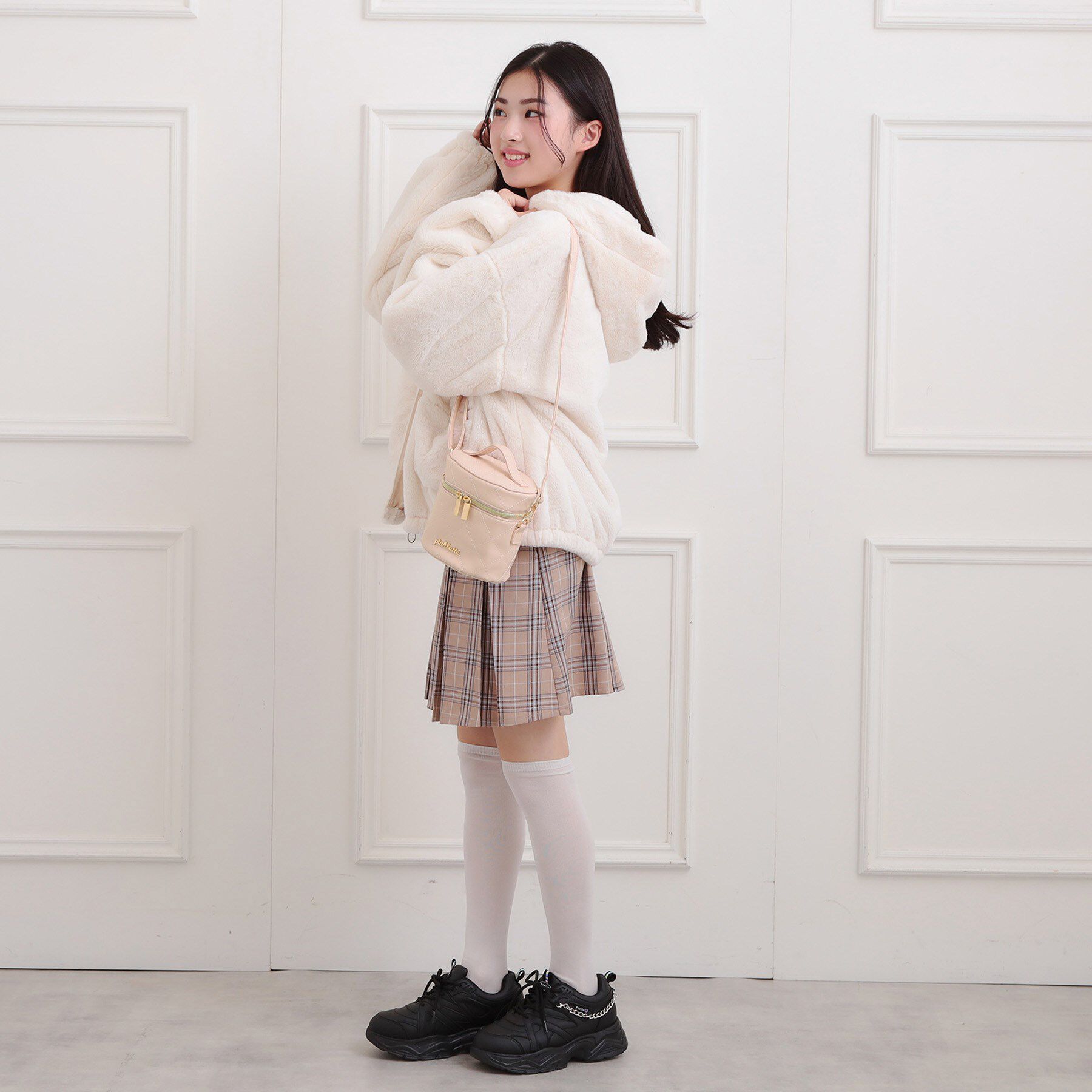 PINK-latte「【2WAY】キルトバニティショルダー」|ショルダー・メッセンジャー|