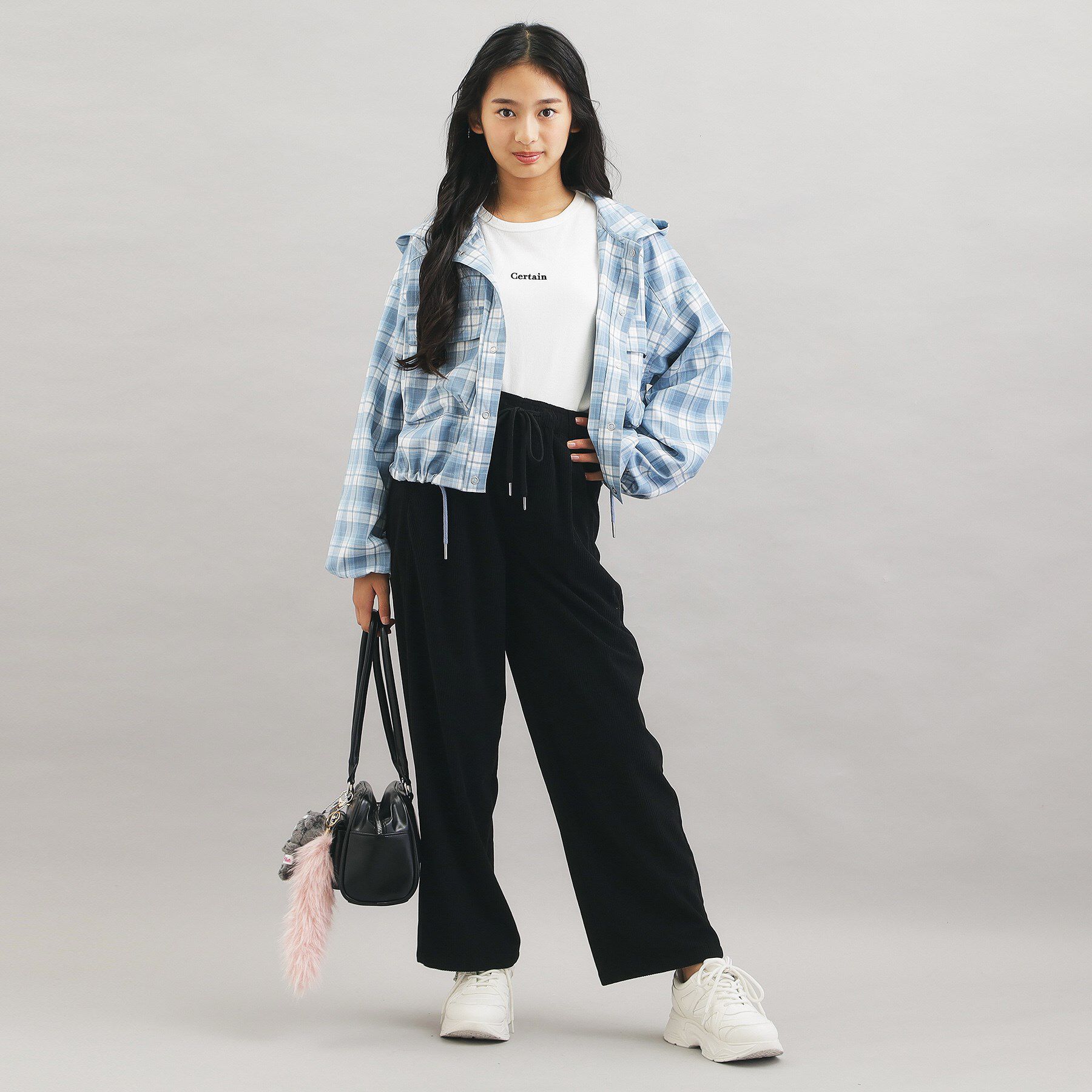 PINK-latte「コーデュロイイージーロングパンツ」|その他|