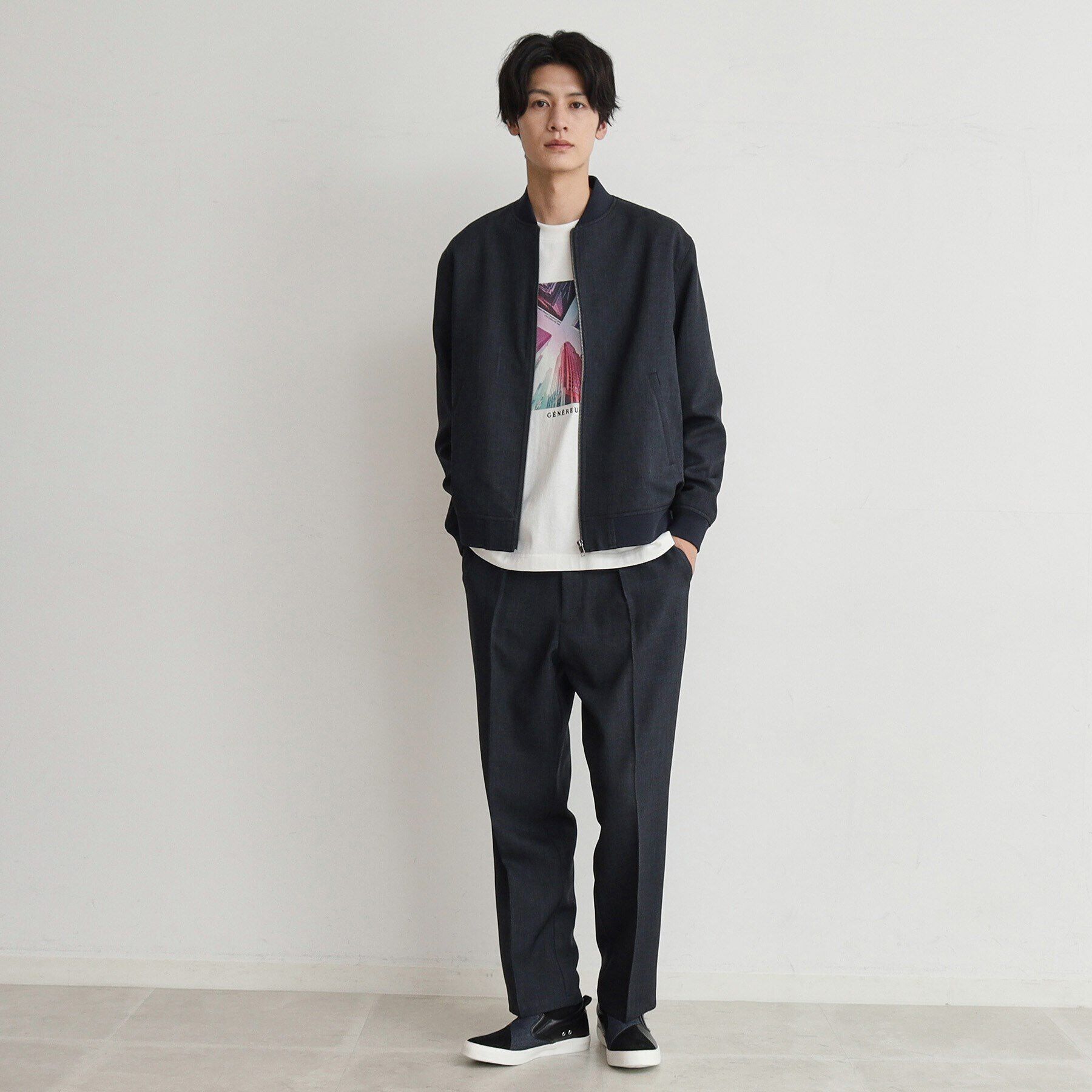 THE SHOP TK「【セットアップ可】シャークスキンイージーパンツ」|その他|