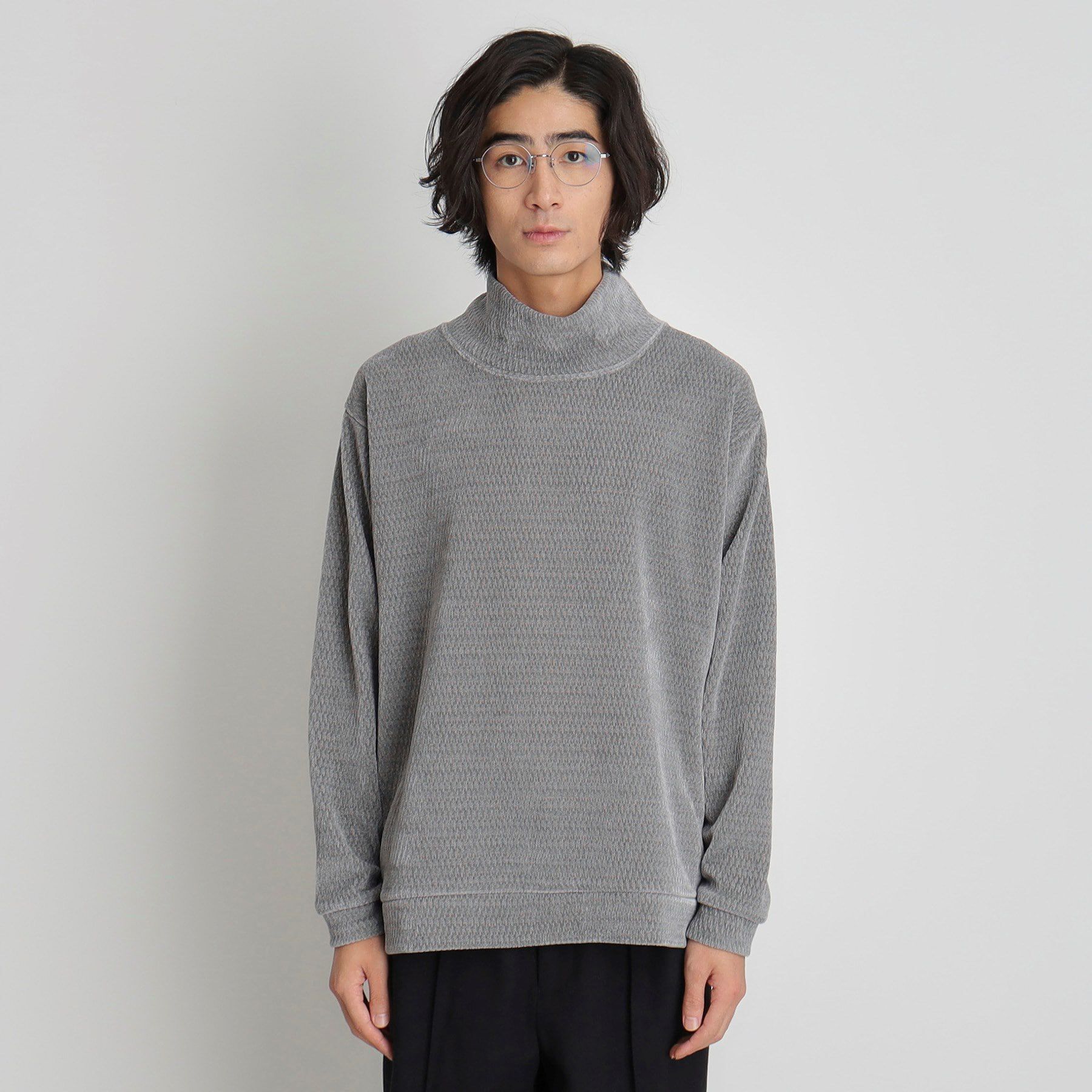 THE SHOP TK「シェニールハイネックプルオーバー」|Tシャツ・カットソー|