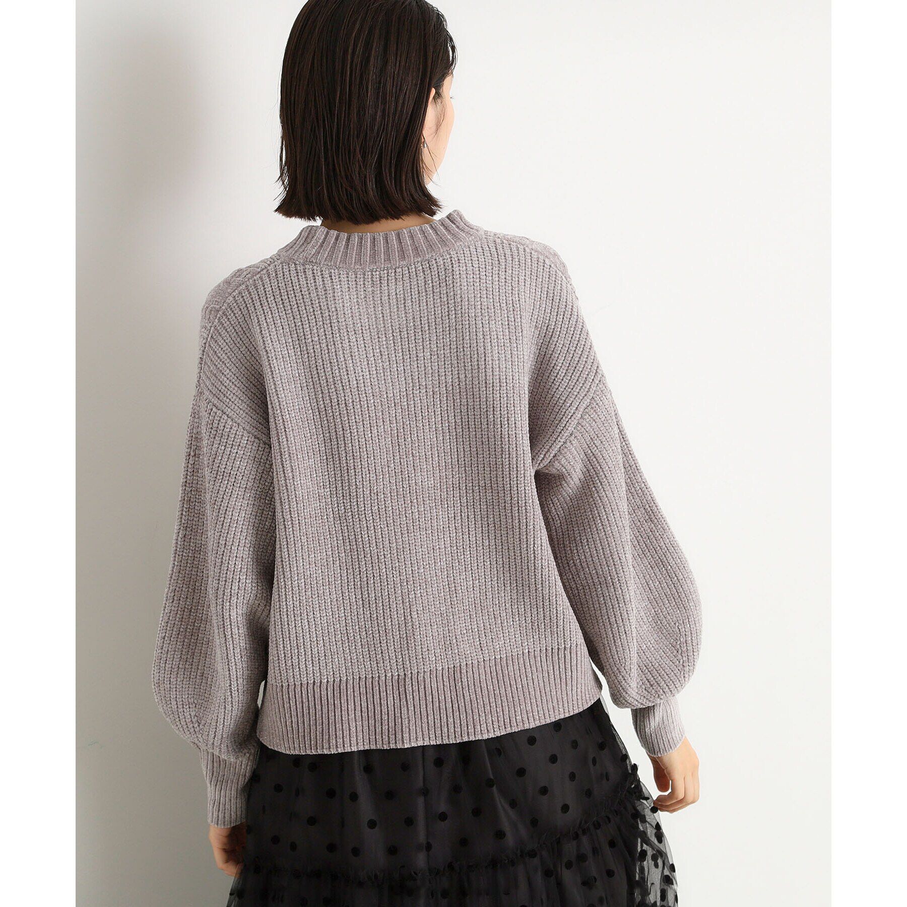 THE SHOP TK「ラメケーブルモールニット【洗える】」|ニット・セーター|