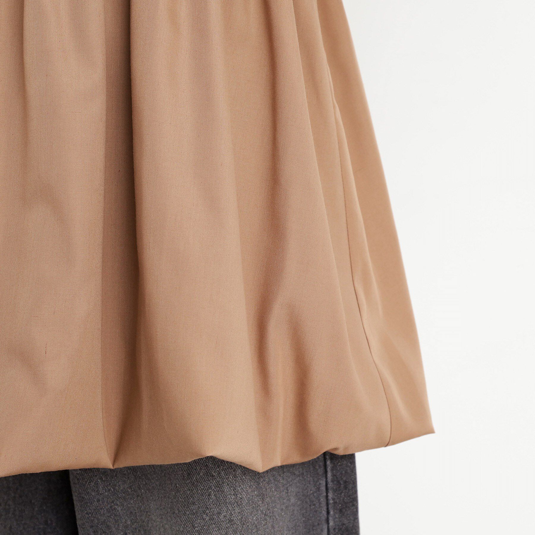 THE SHOP TK「バルーンスリーブペプラムチュニック【洗える】」|Tシャツ・カットソー|