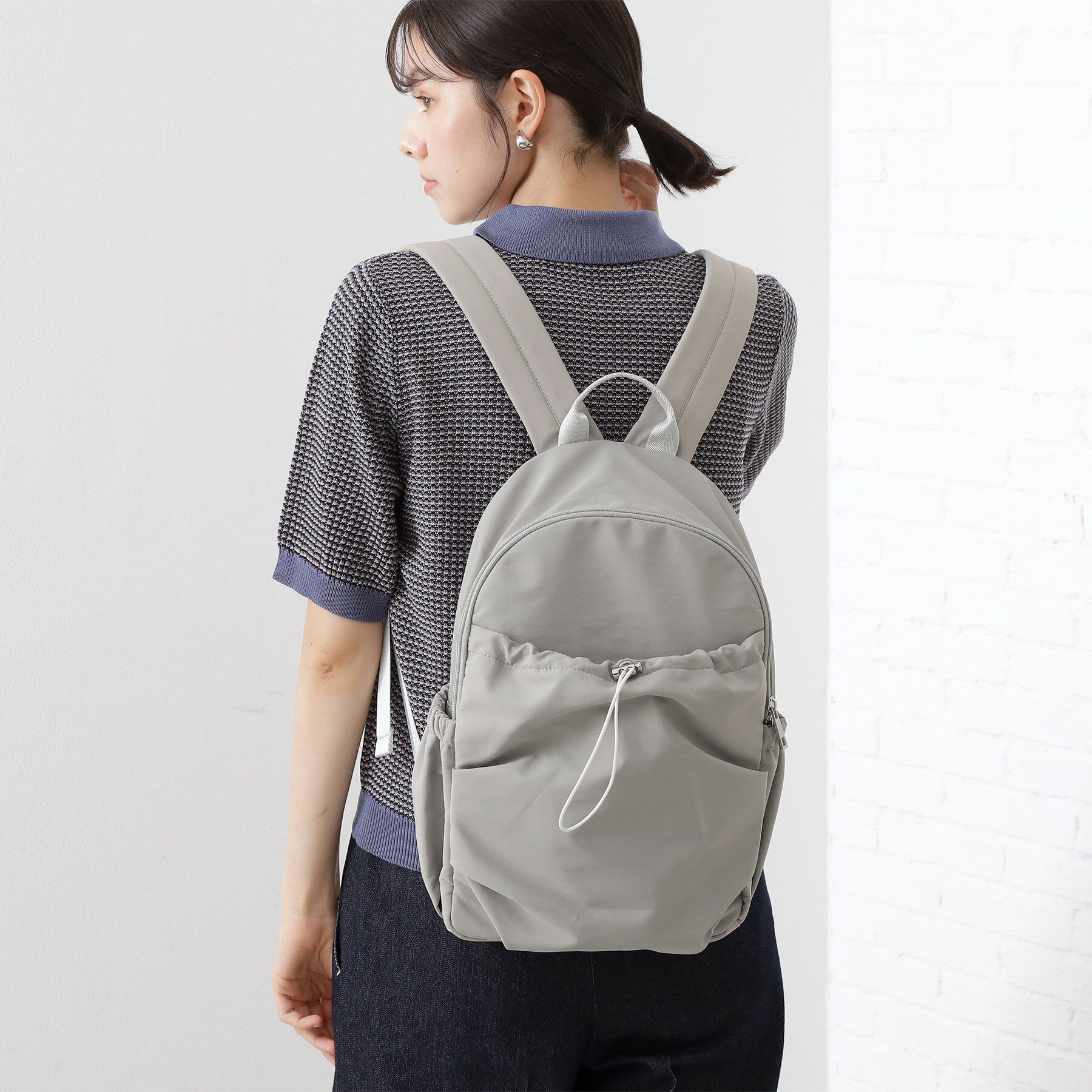 THE SHOP TK「ナイロンリュック」|リュック|ライトグレー(011