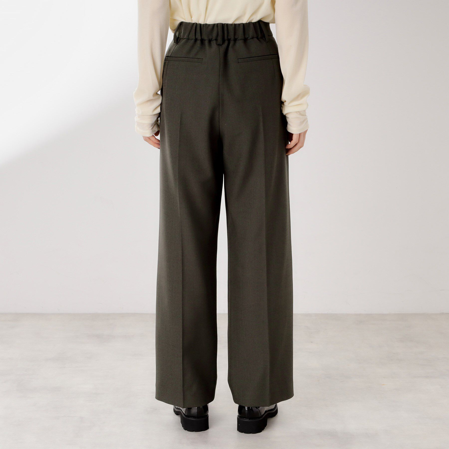 THE SHOP TK「ビジネスセミワイドパンツ【セットアップ可/洗濯機OK】/CAVIANシリーズ」|その他|