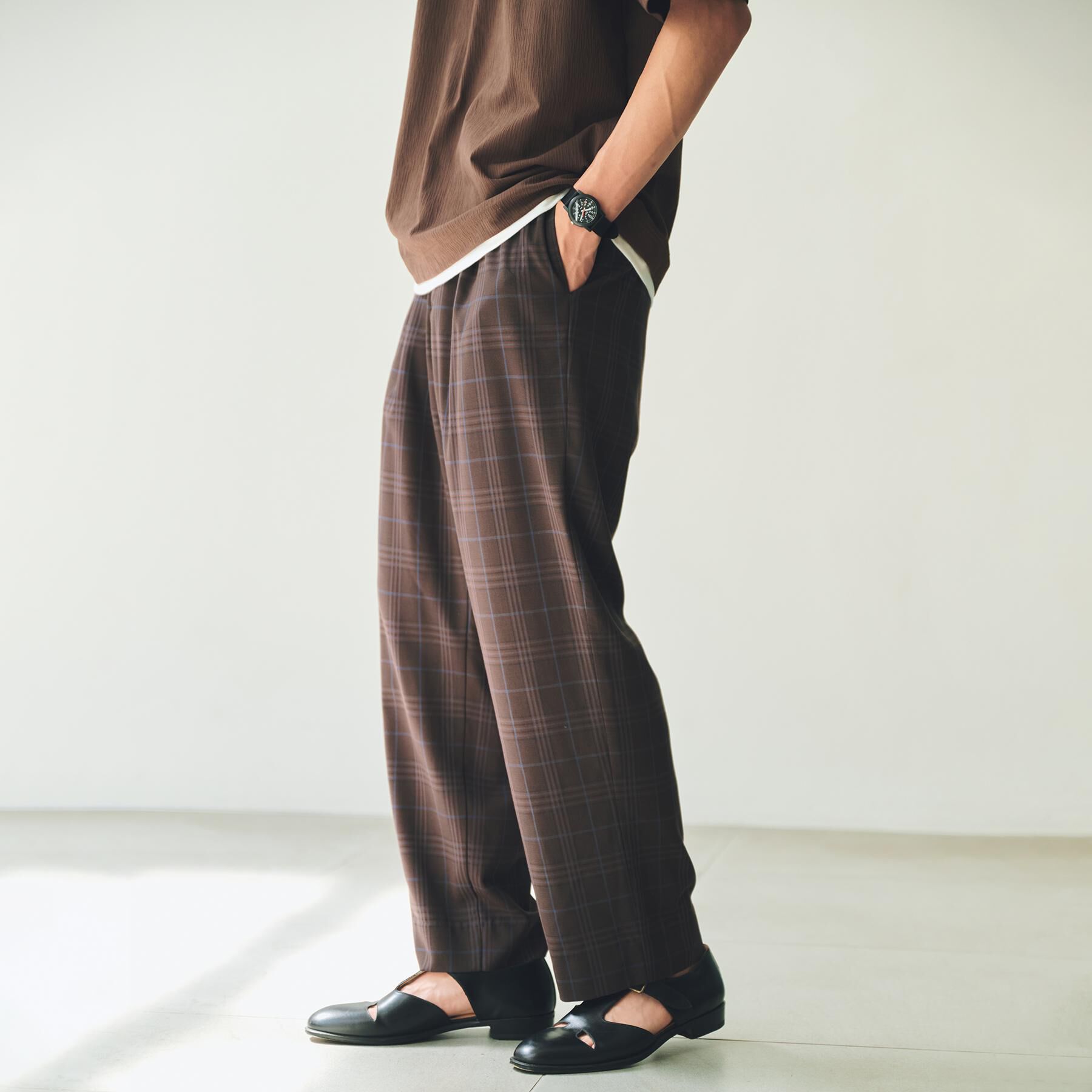 THE SHOP TK「セミワイドイージーパンツ【洗濯機OK】」|その他|