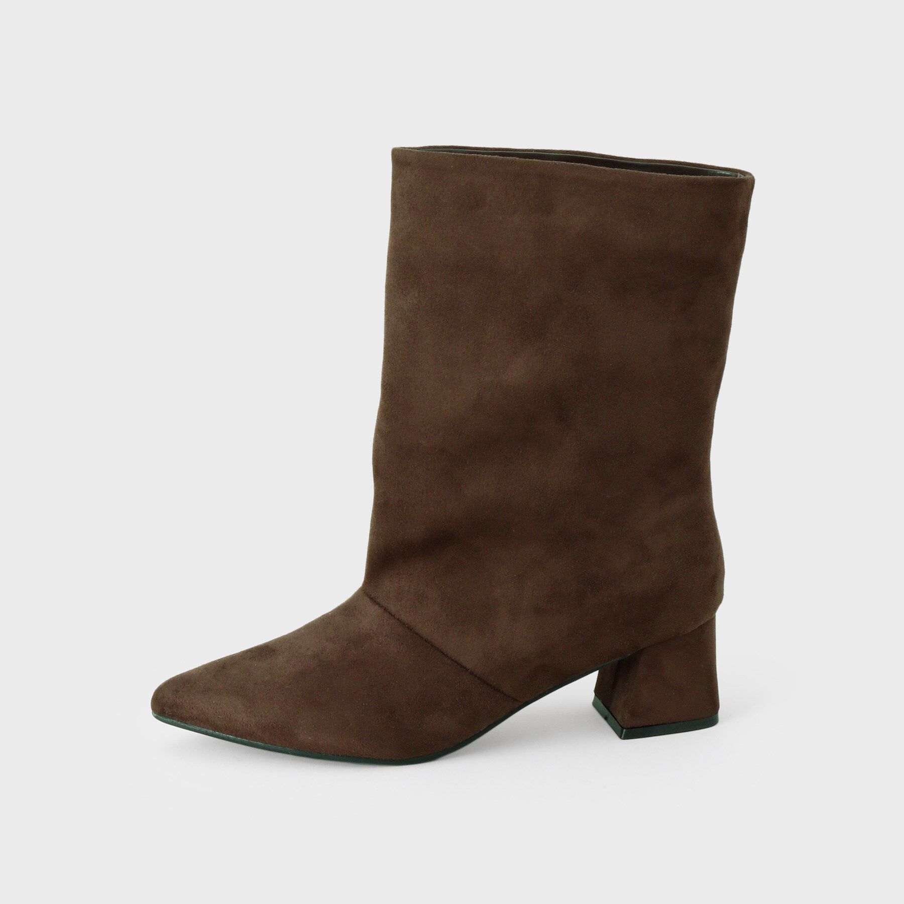 THE SHOP TK「ワイドシャフトフェイクスエードブーツ」|ショートブーツ|