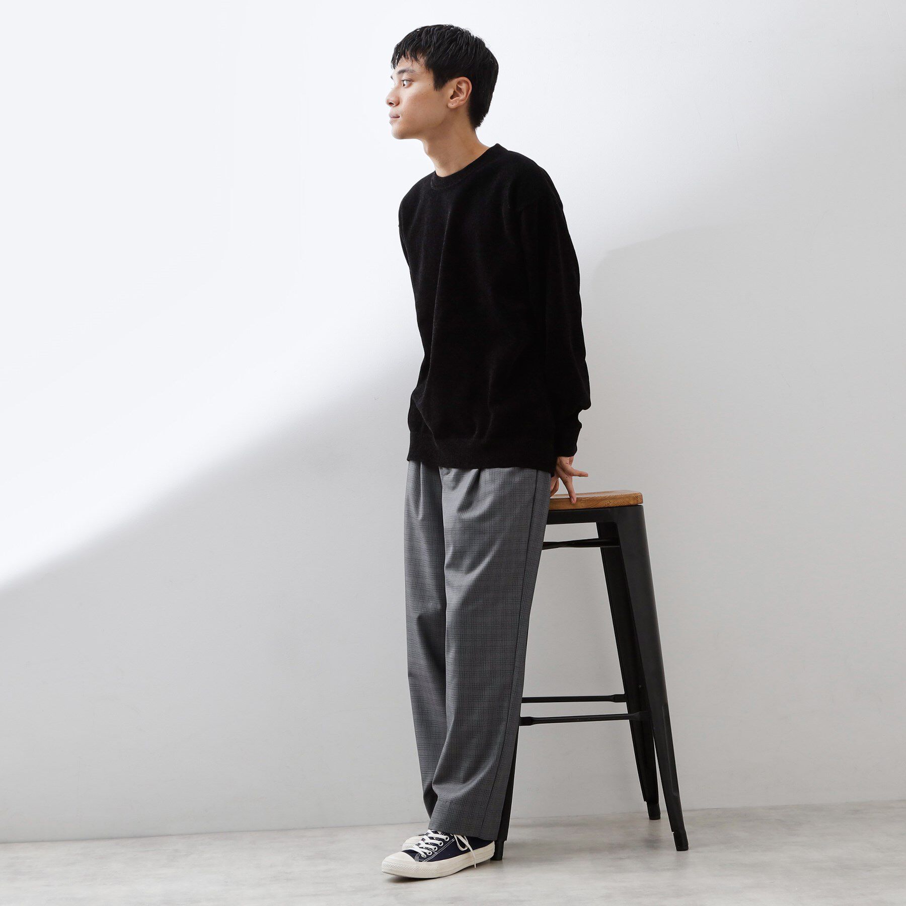 THE SHOP TK「【触れるたびに心地良い】ライトモールニット　洗濯機OK/ユニセックスでおすすめ！」|ニット・セーター|