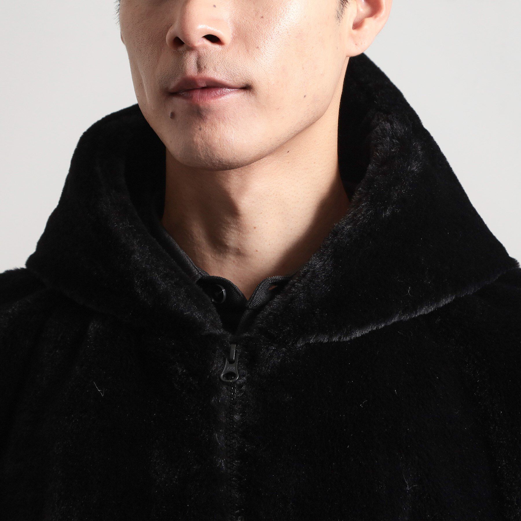 THE SHOP TK「フードフェイクファーブルゾン」|ブルゾン・スタジャン|