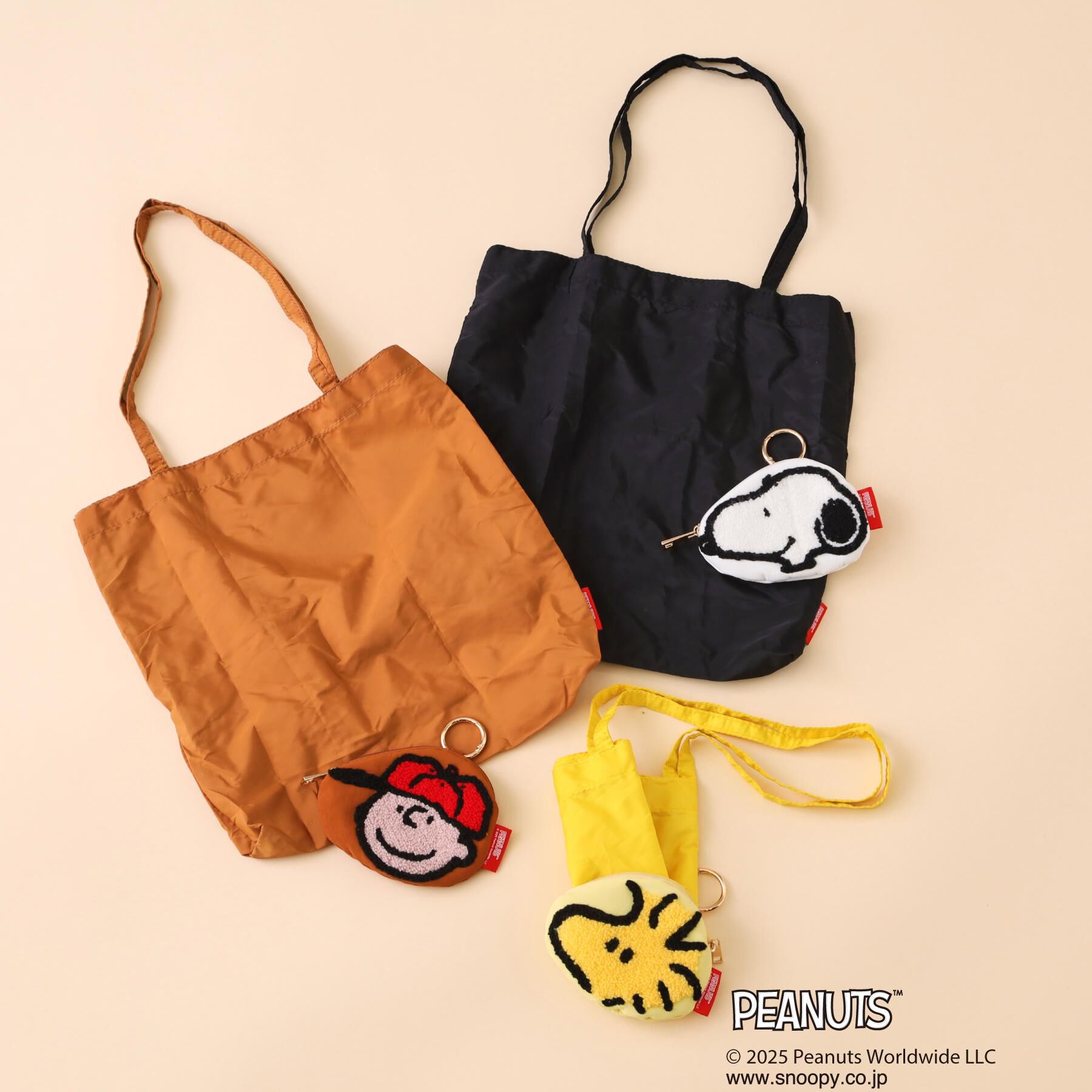 THE SHOP TK「PEANUTS/ピーナッツ ポーチ付エコバッグ」|エコバッグ|