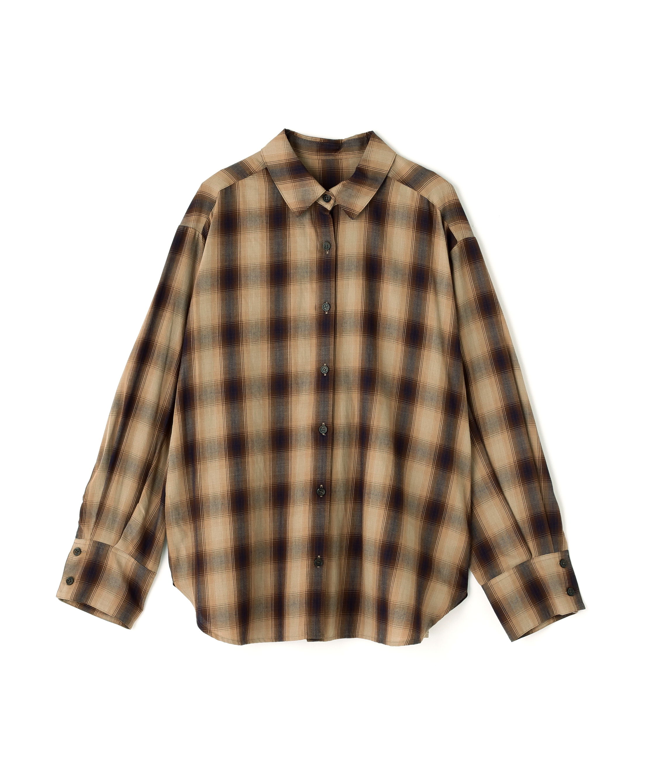  「チェックオーバーシャツ」|シャツ・ブラウス|