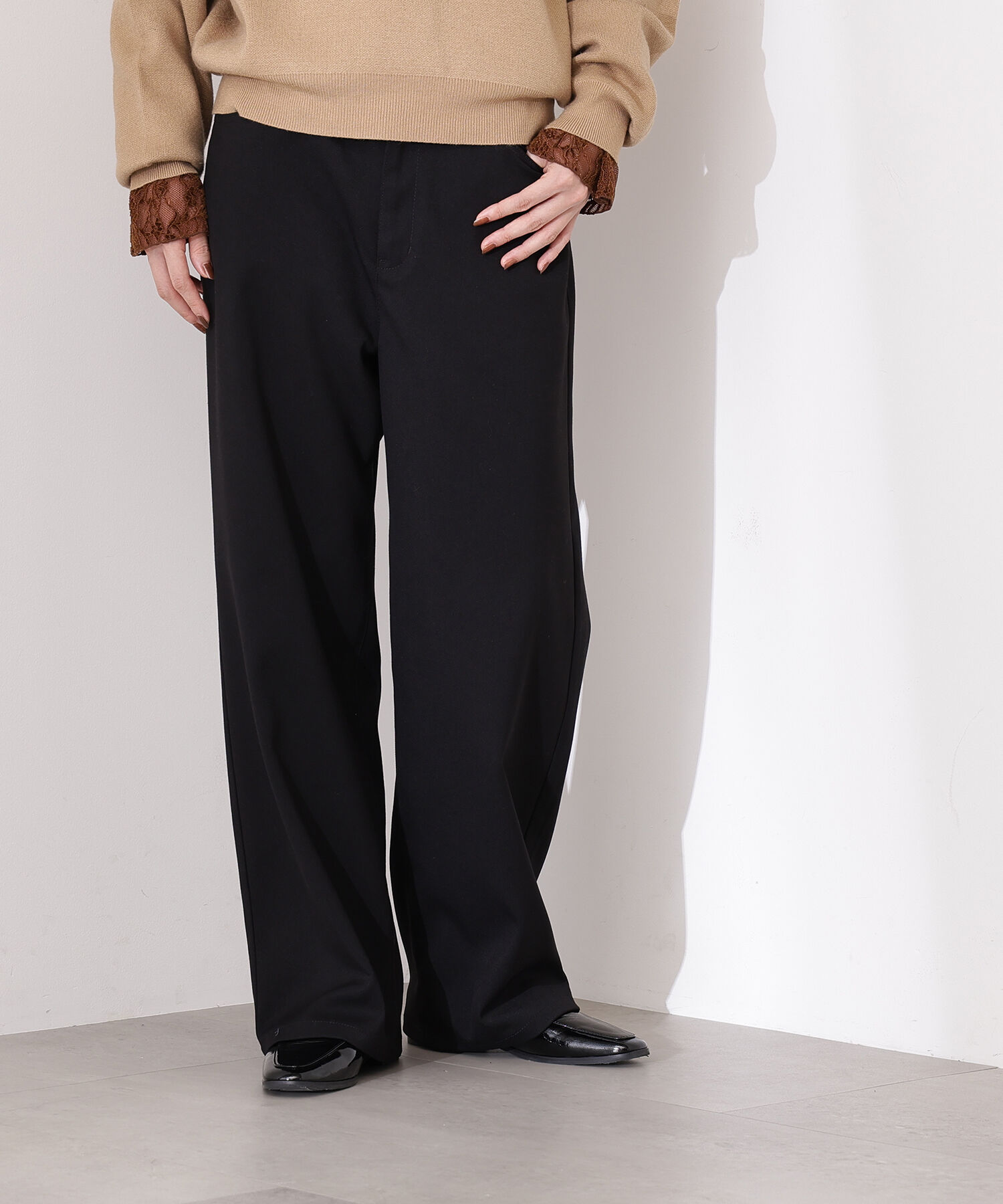  「ベーシックツイルワイドパンツ」|その他|