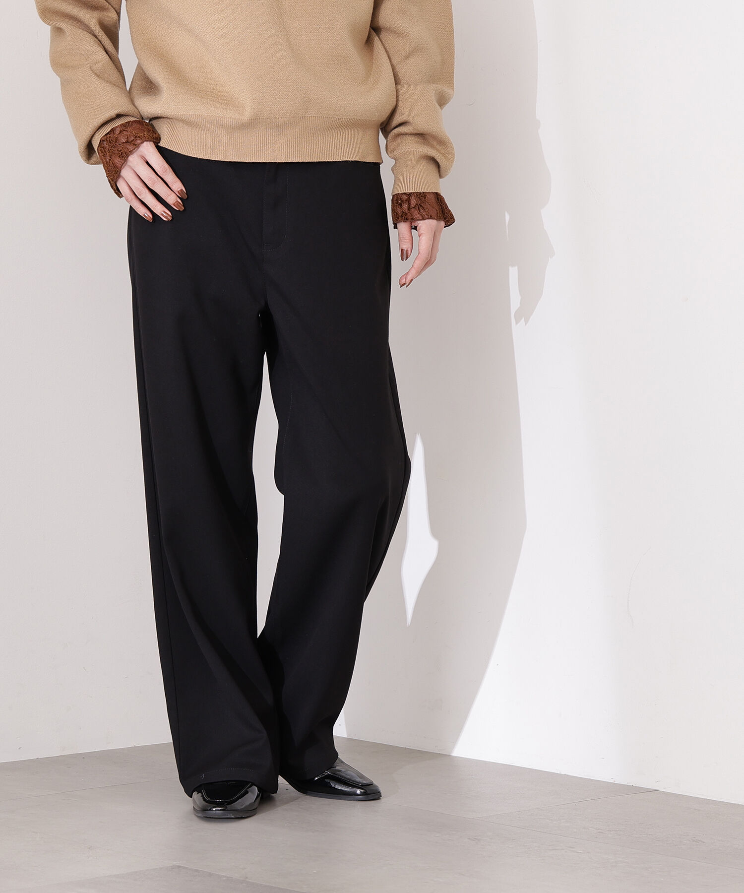  「ベーシックツイルワイドパンツ」|その他|