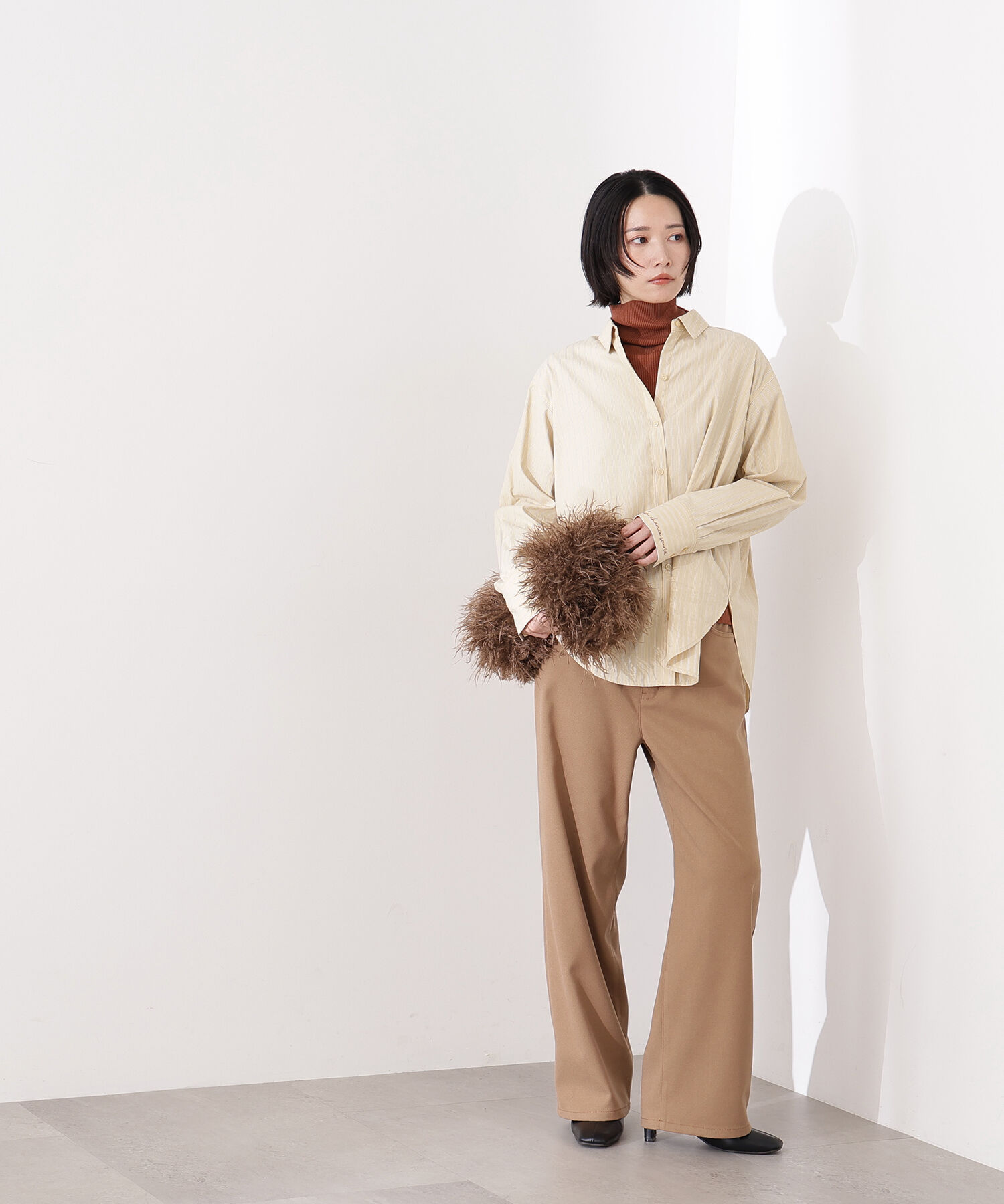  「ベーシックツイルワイドパンツ」|その他|