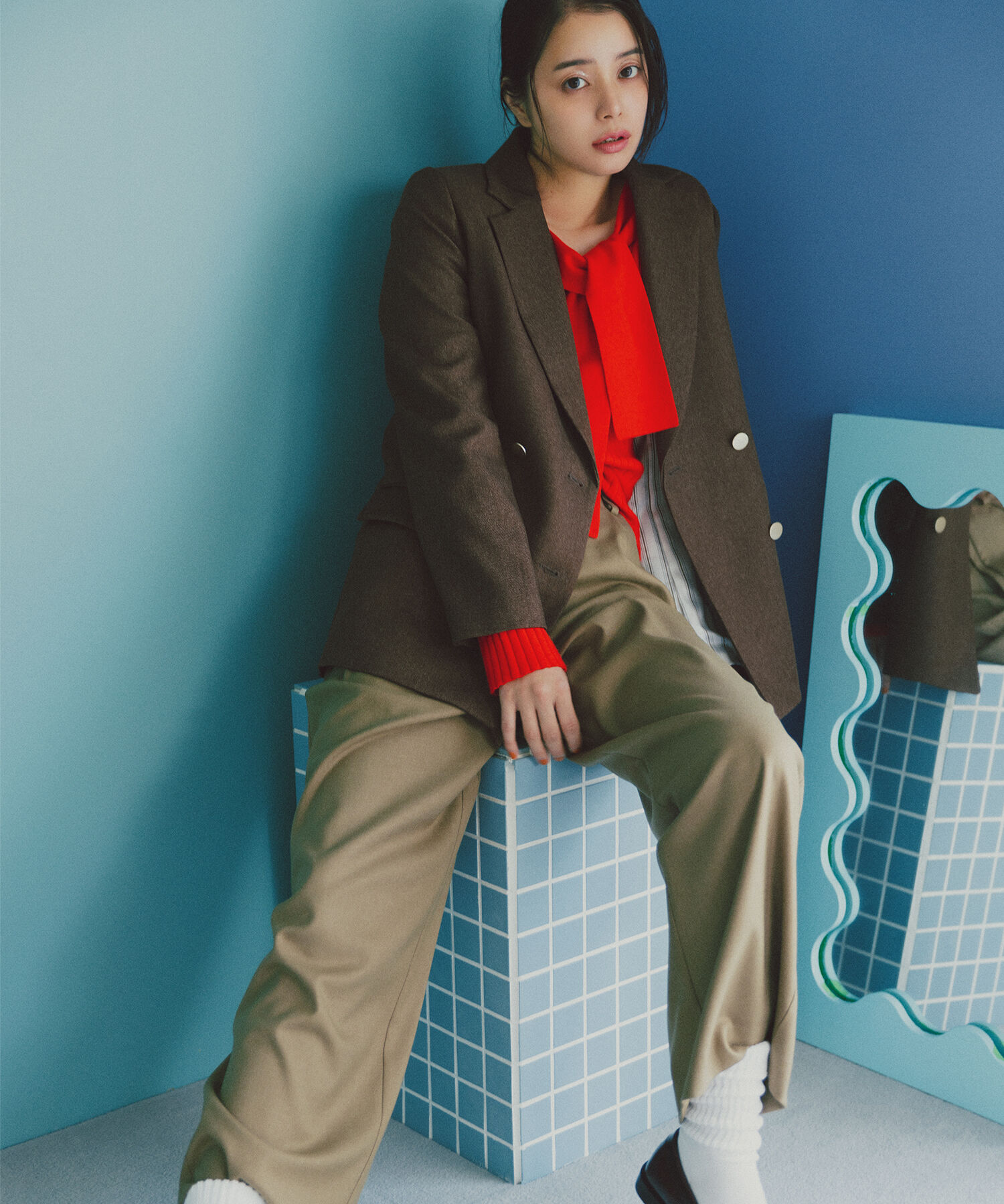  「セーラーカラーニット」|ニット・セーター|