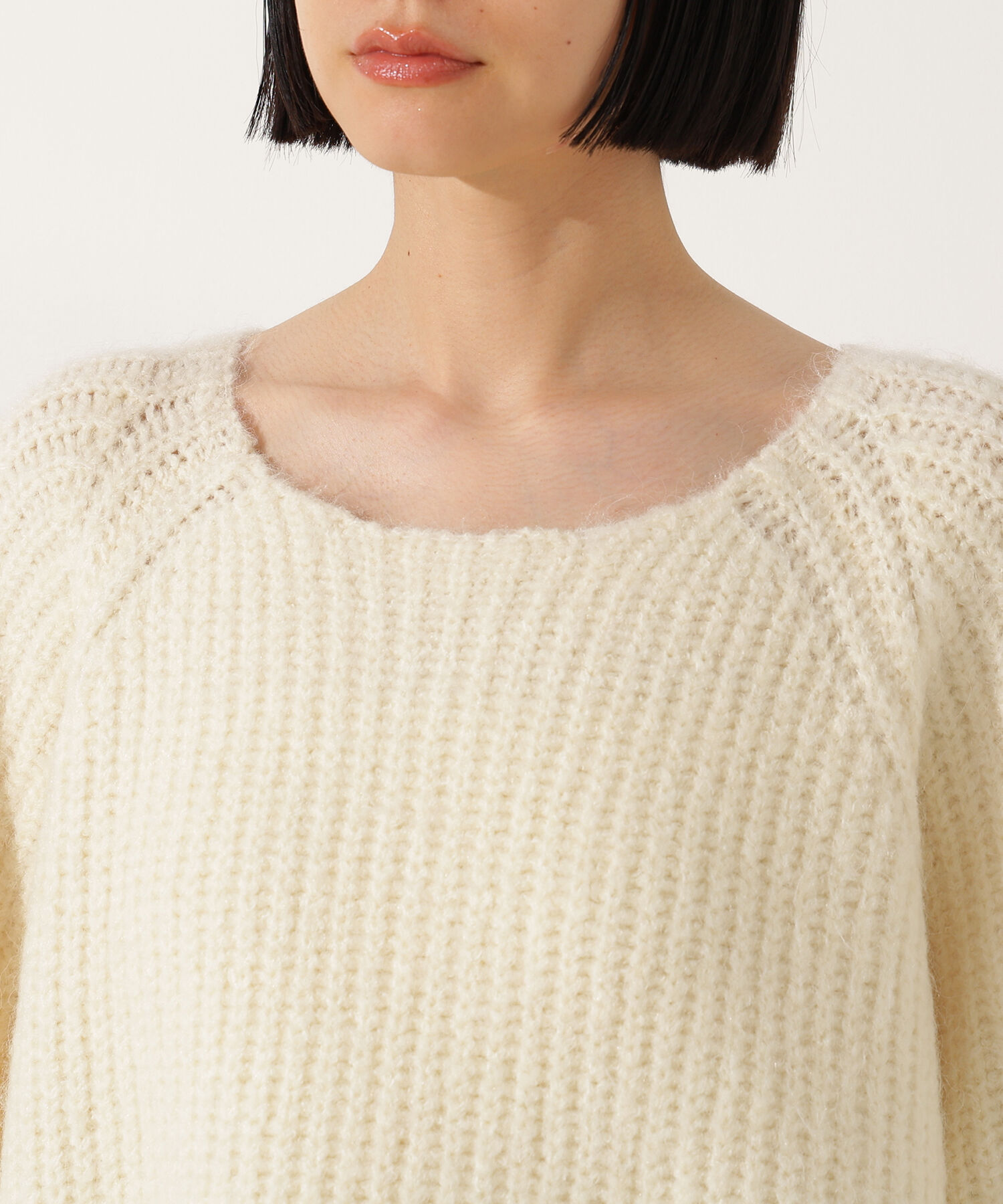  「バックシャンボクシーニット」|ニット・セーター|