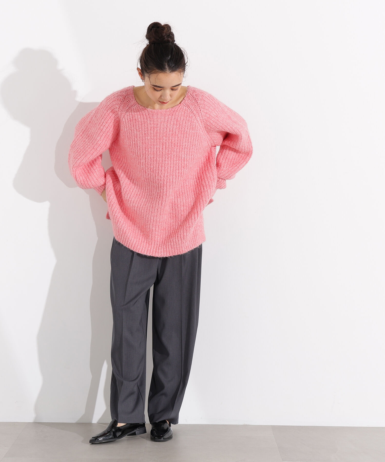  「バックシャンボクシーニット」|ニット・セーター|