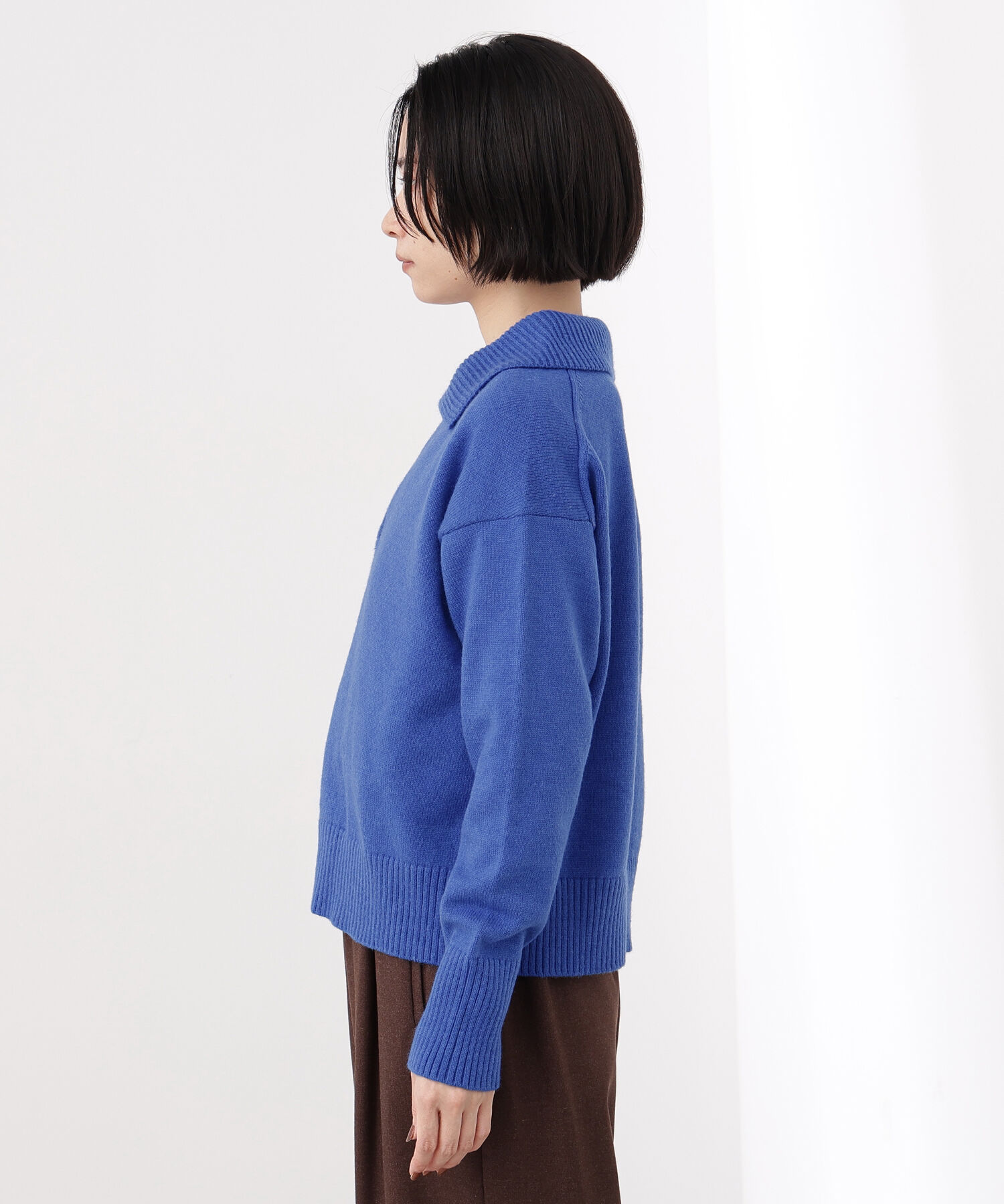  「開襟ボクシーニット」|ニット・セーター|