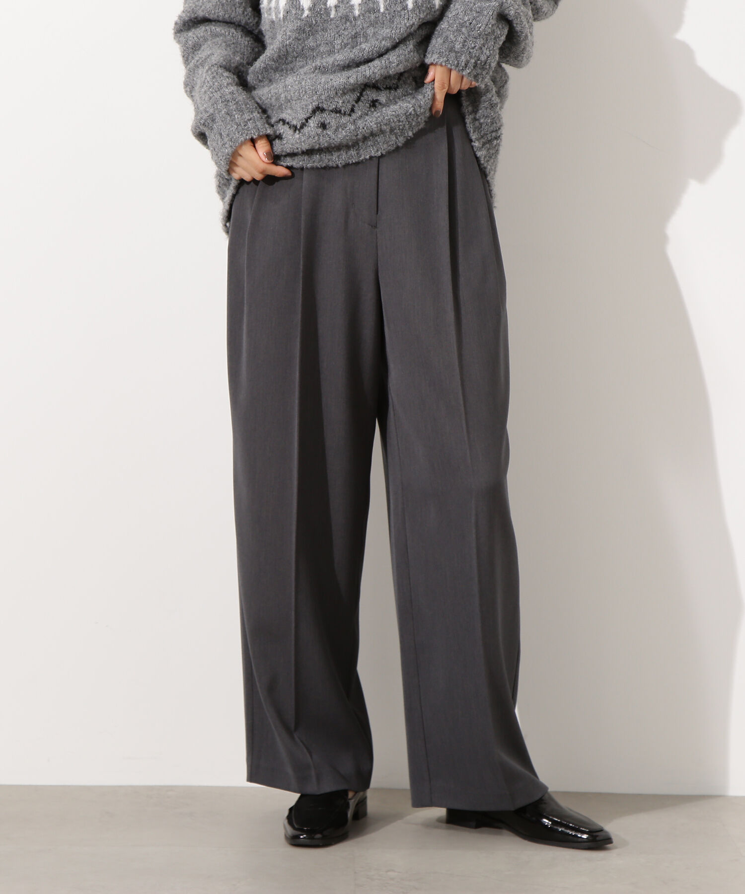  「ツータックワイドパンツ」|その他|