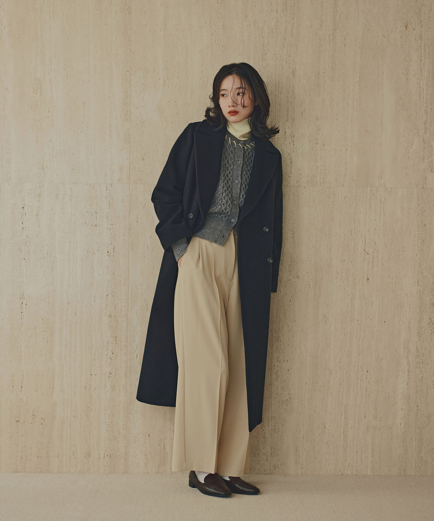  「ツータックワイドパンツ」|その他|