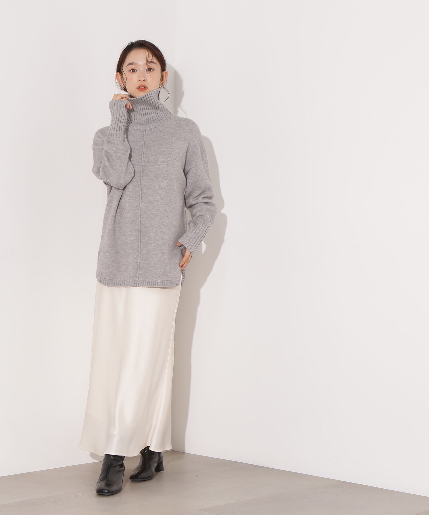  「タートルネックオーバーニット」|ニット・セーター|