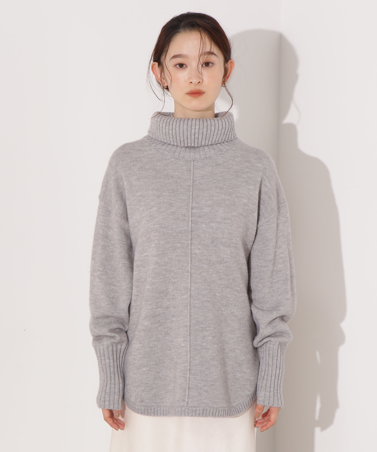  「タートルネックオーバーニット」|ニット・セーター|