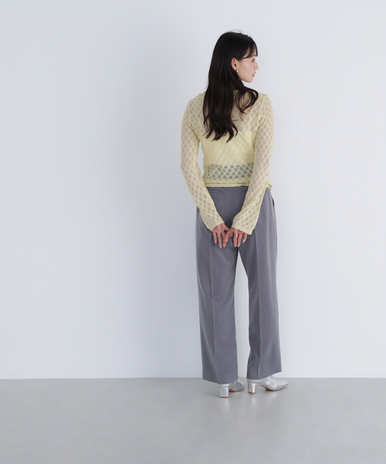  「レースニットプルオーバー」|ニット・セーター|