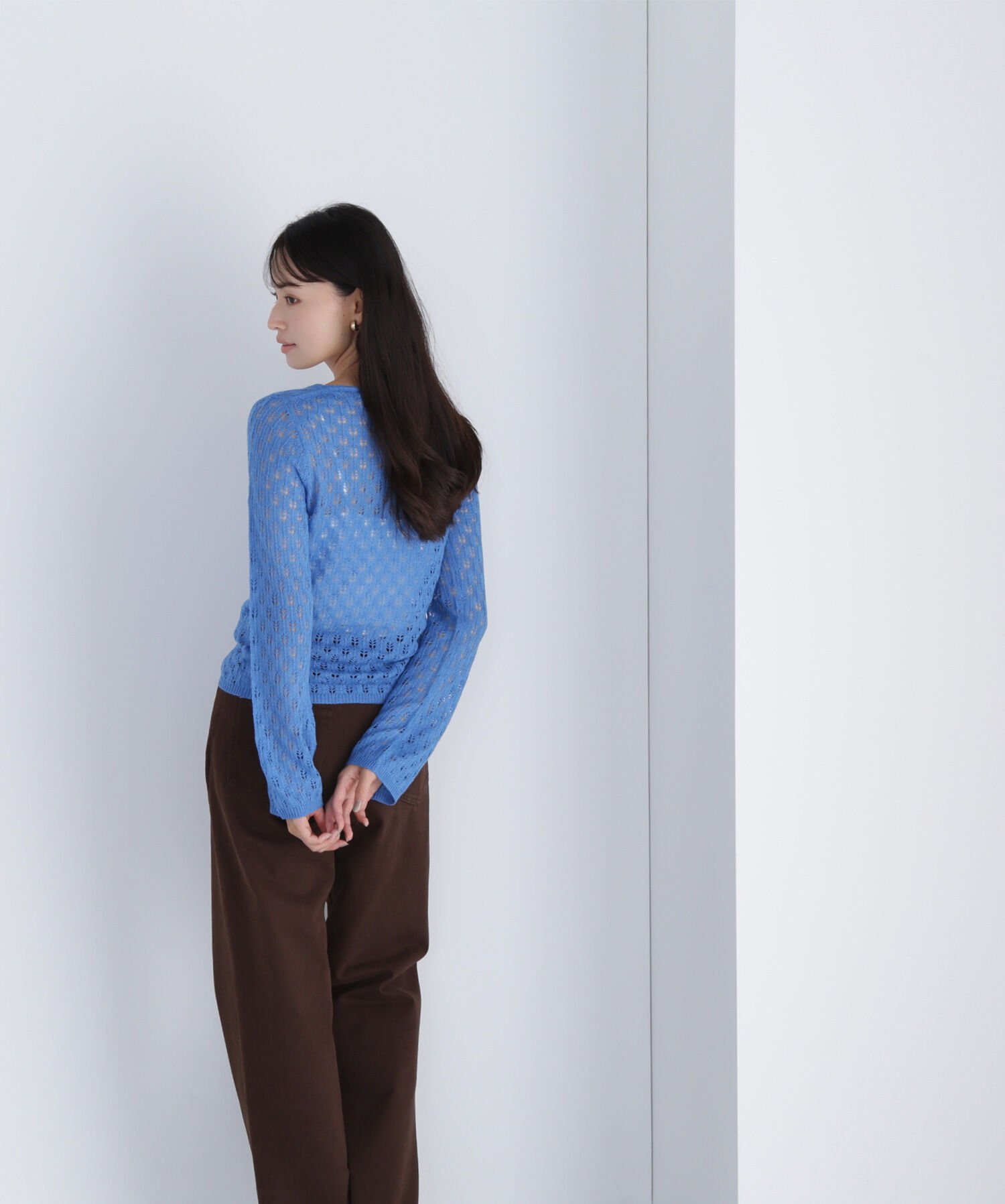  「レースニットプルオーバー」|ニット・セーター|