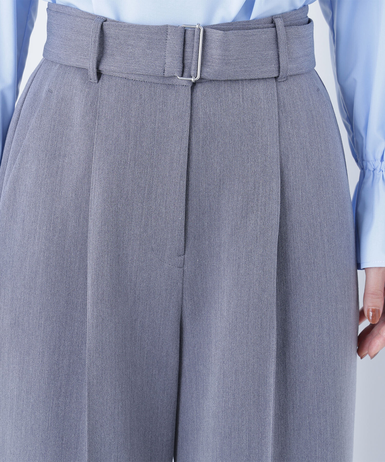  「コンパクトベスト セットアップ ワイドストレートパンツ」|その他|