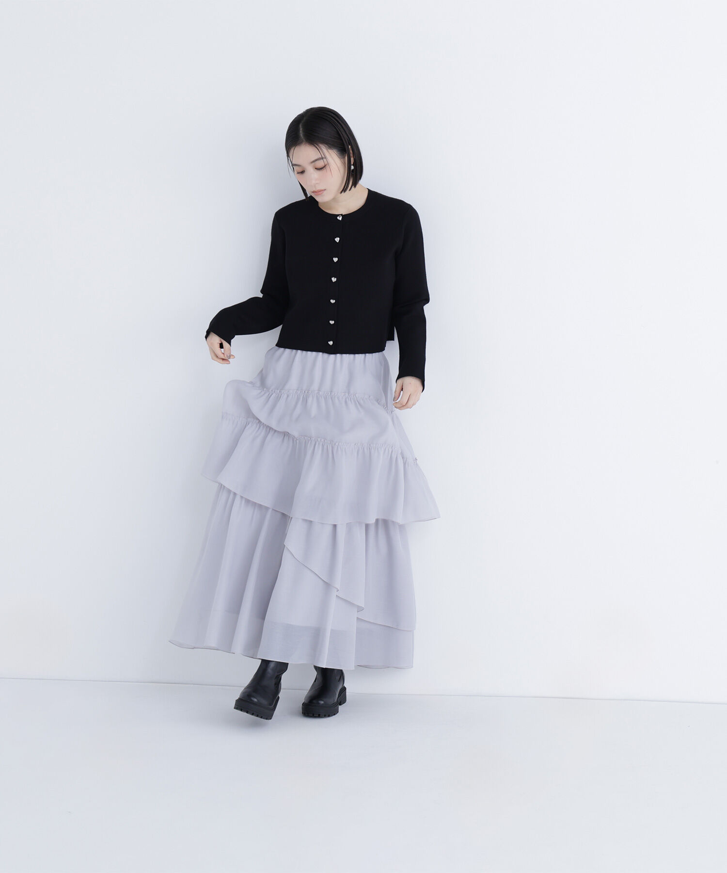  「ランダムティアードスカート」|スカート|