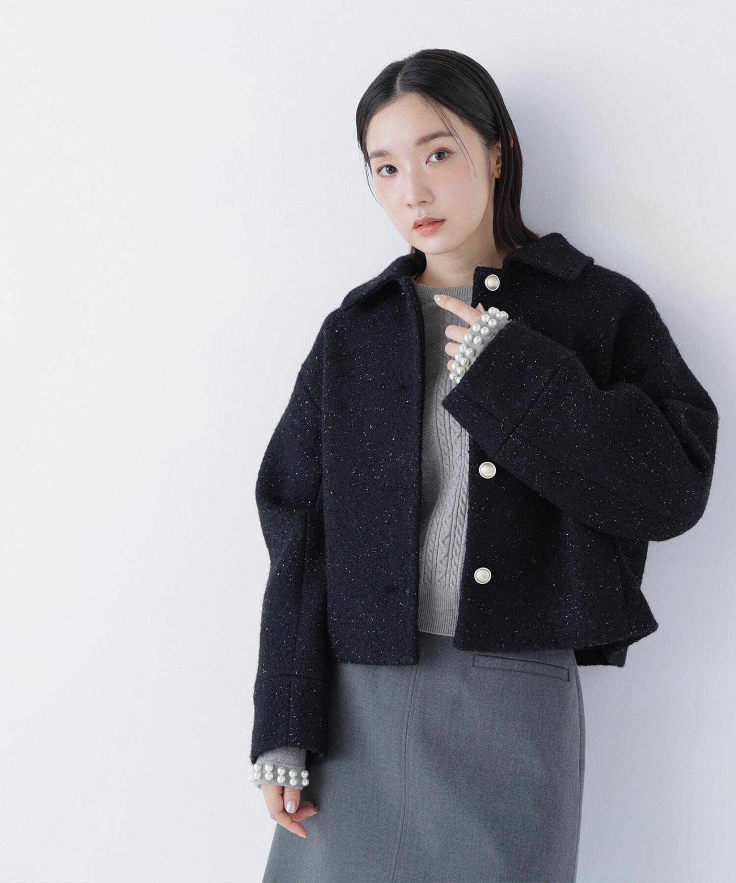  「パールブレスレットニット」|ニット・セーター|