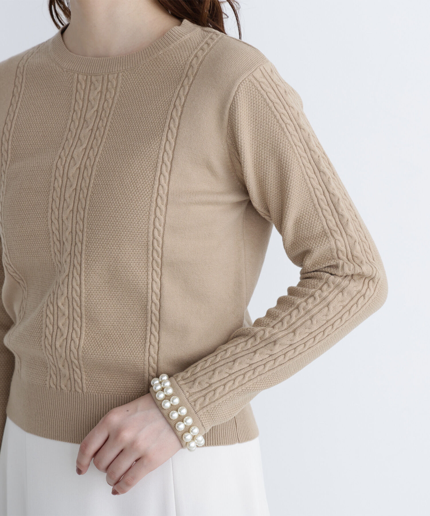  「パールブレスレットニット」|ニット・セーター|