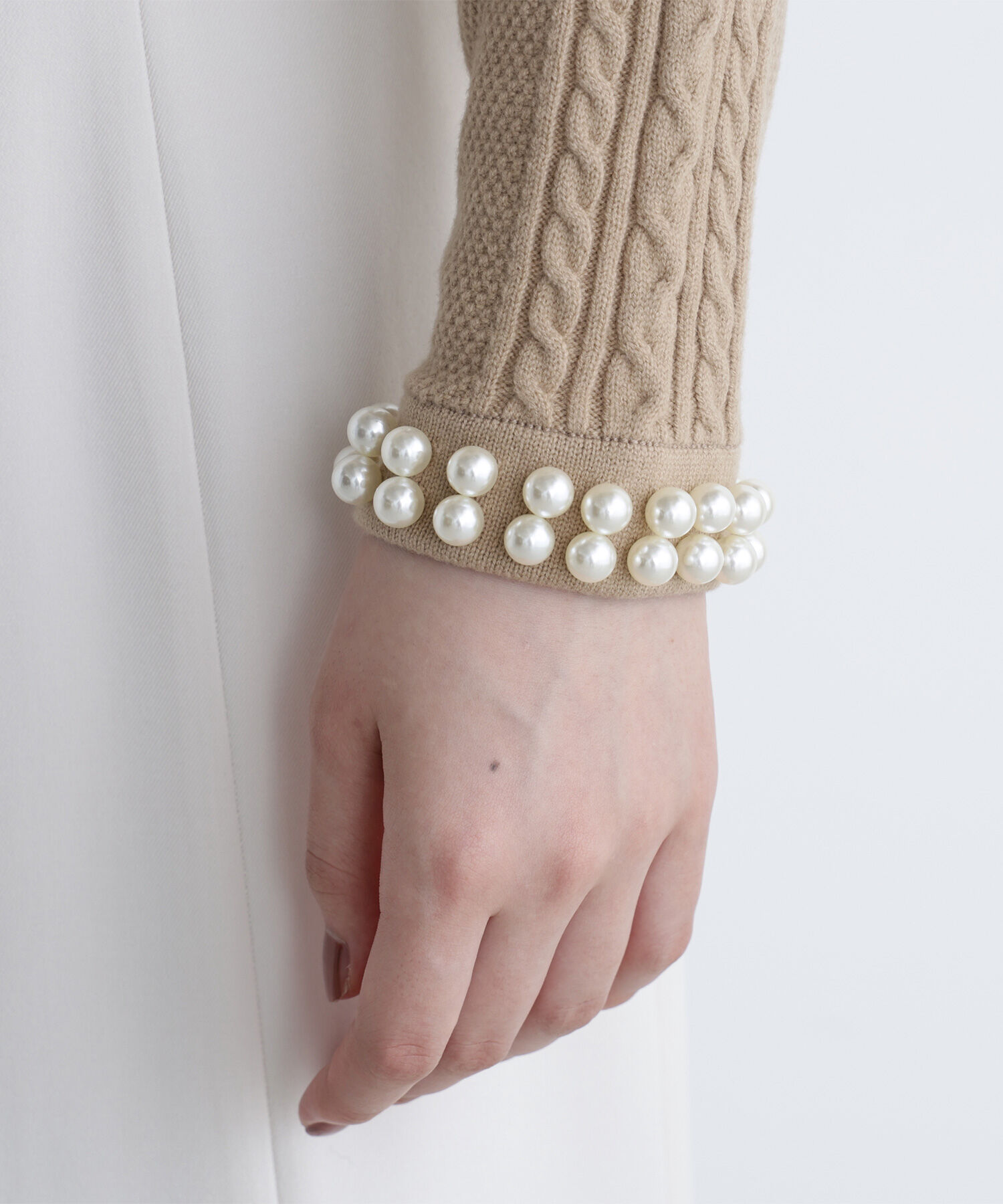  「パールブレスレットニット」|ニット・セーター|