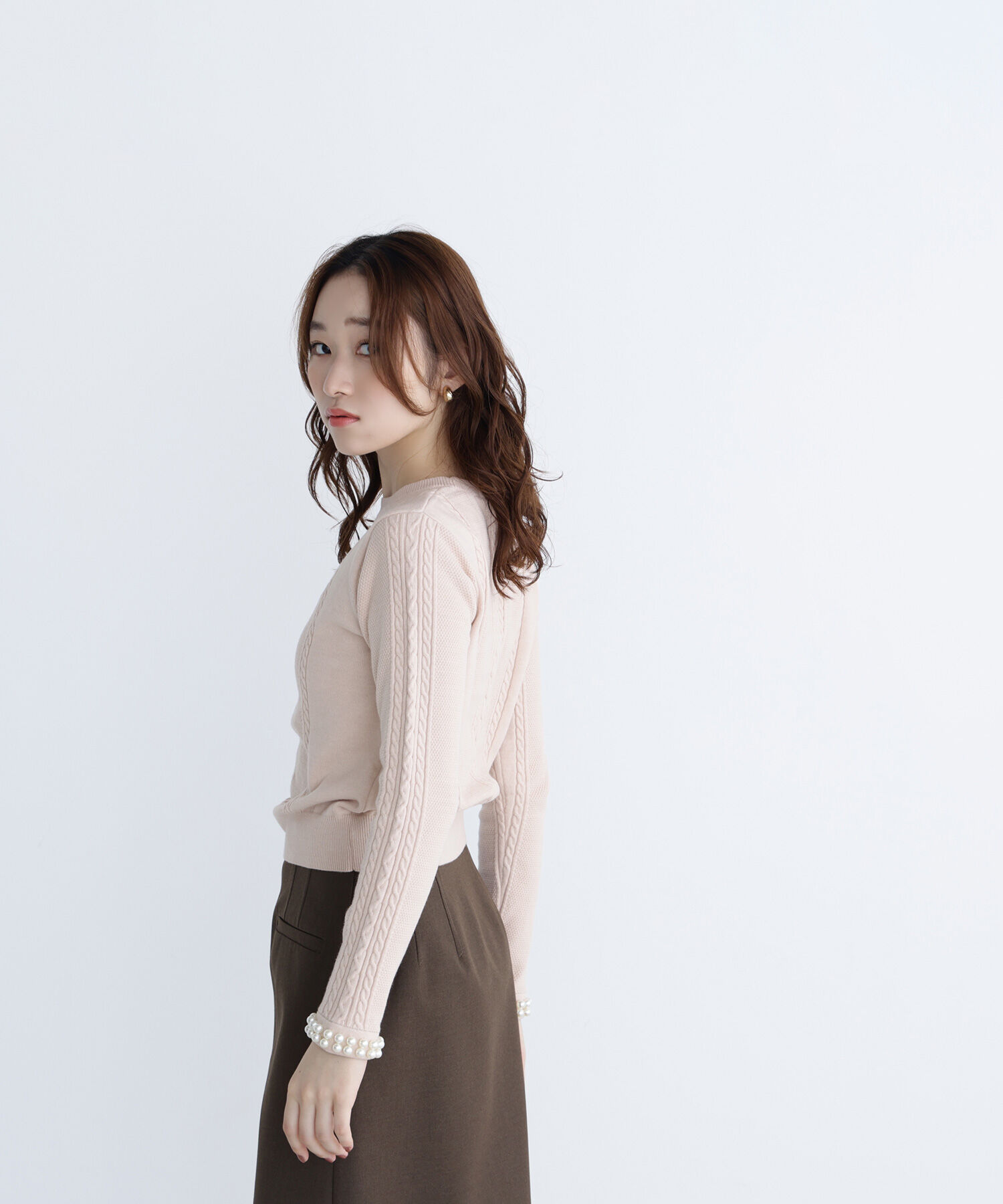  「パールブレスレットニット」|ニット・セーター|